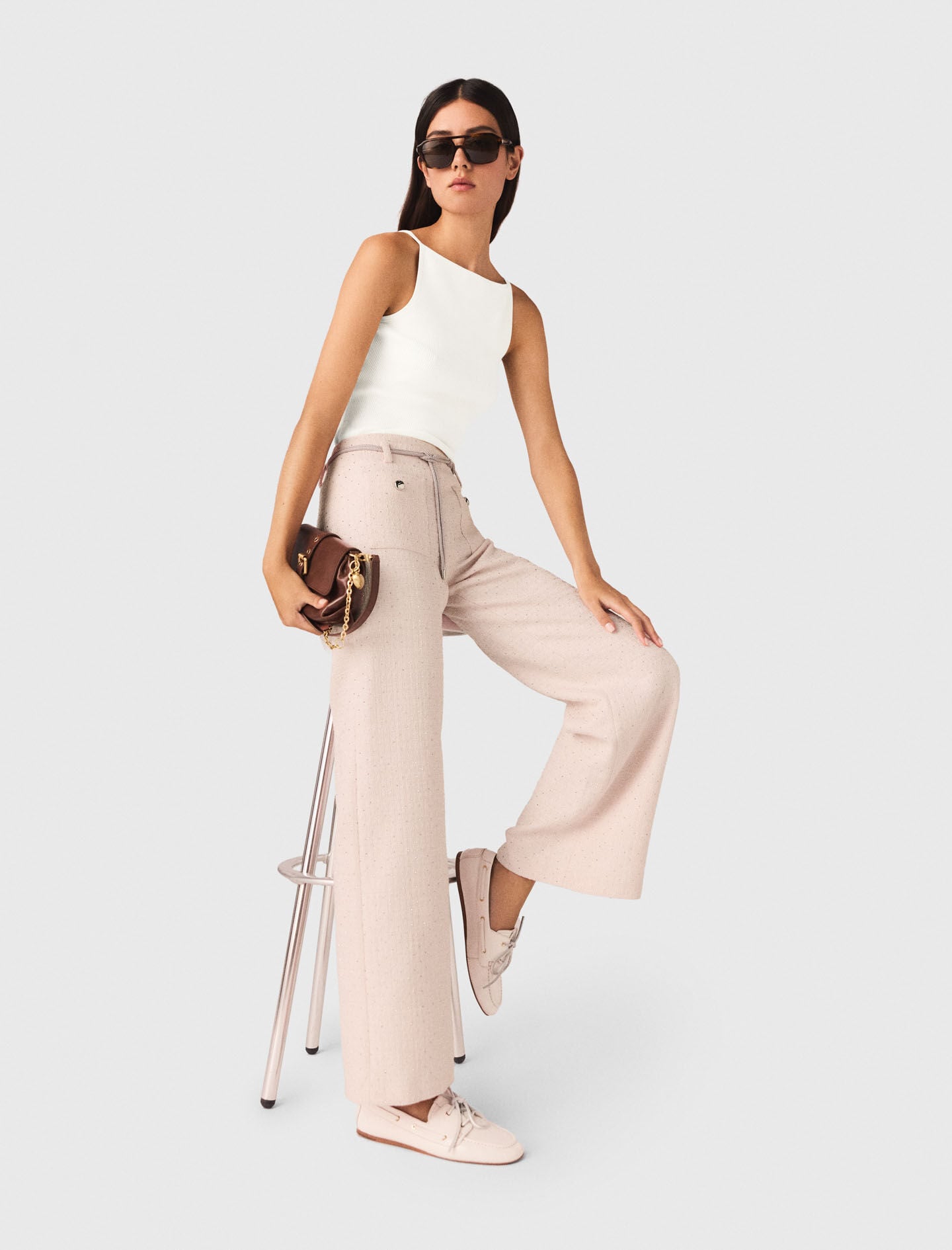 Maje Tweed trousers