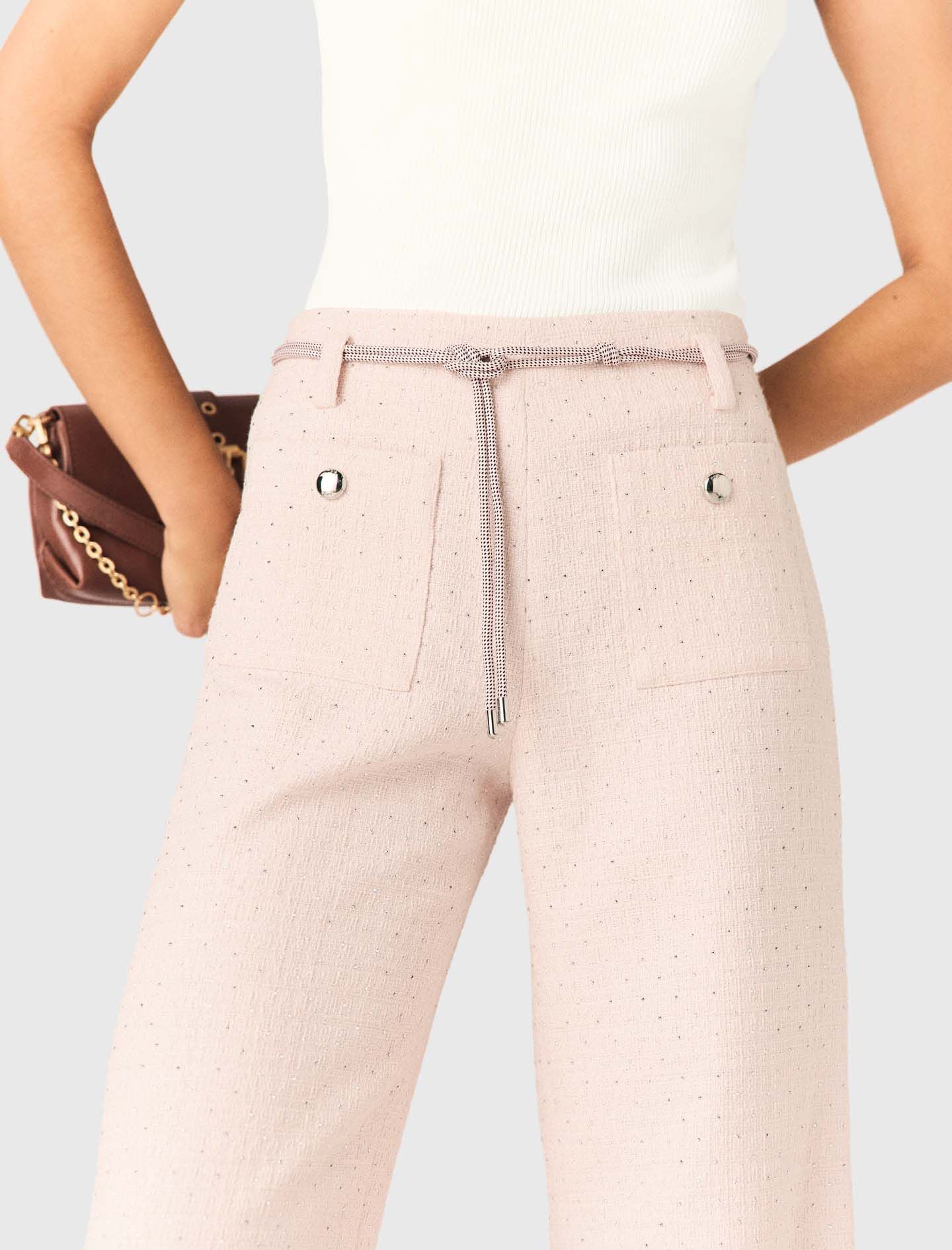 Maje Tweed trousers
