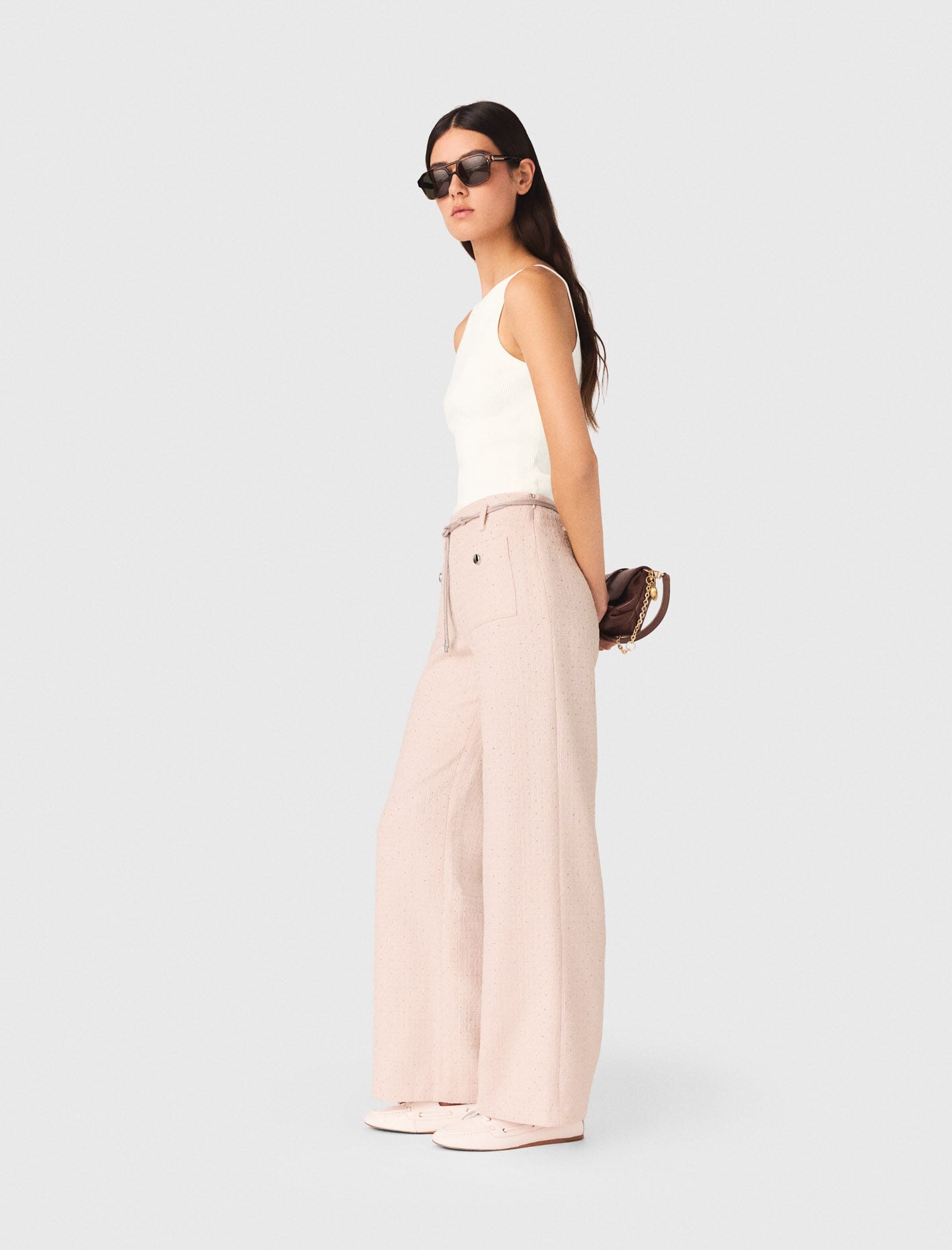 Maje Tweed trousers