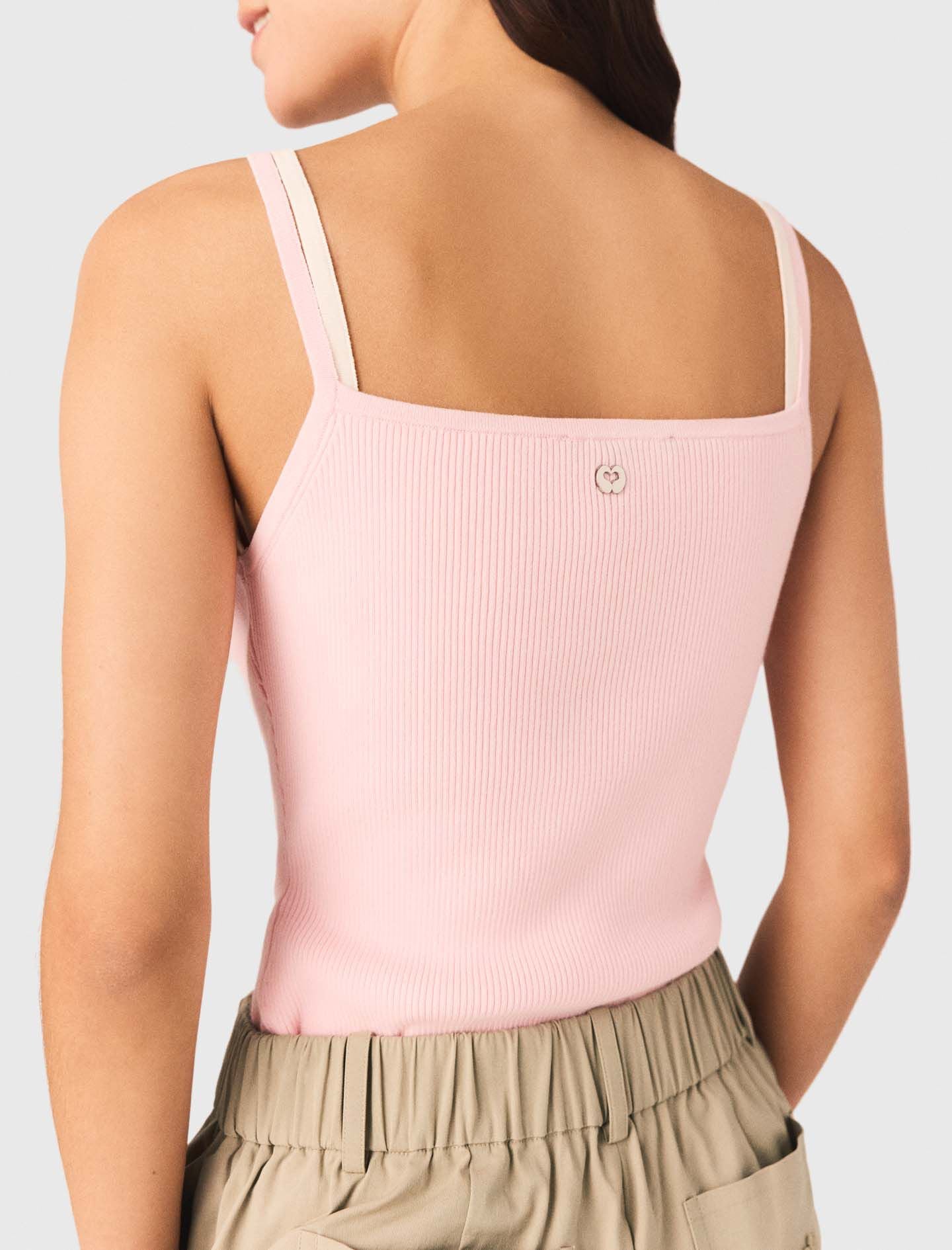 Maje High straight-neck top