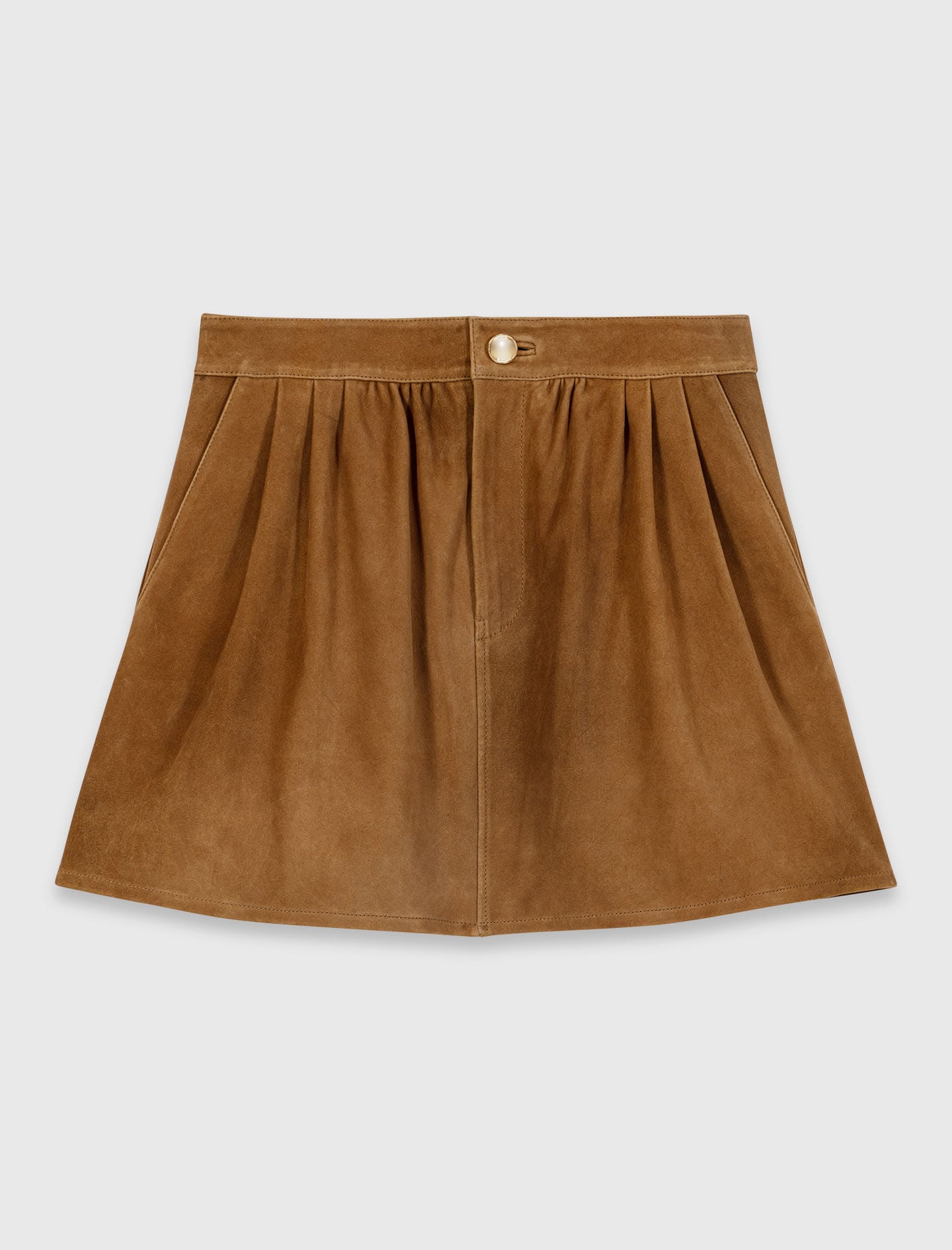 Maje Short suede skirt