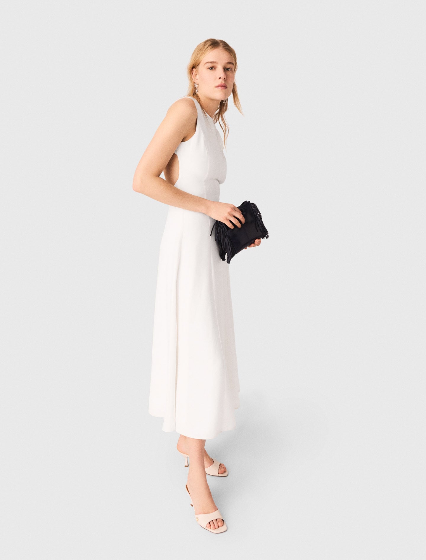 Maje Backless midi dress
