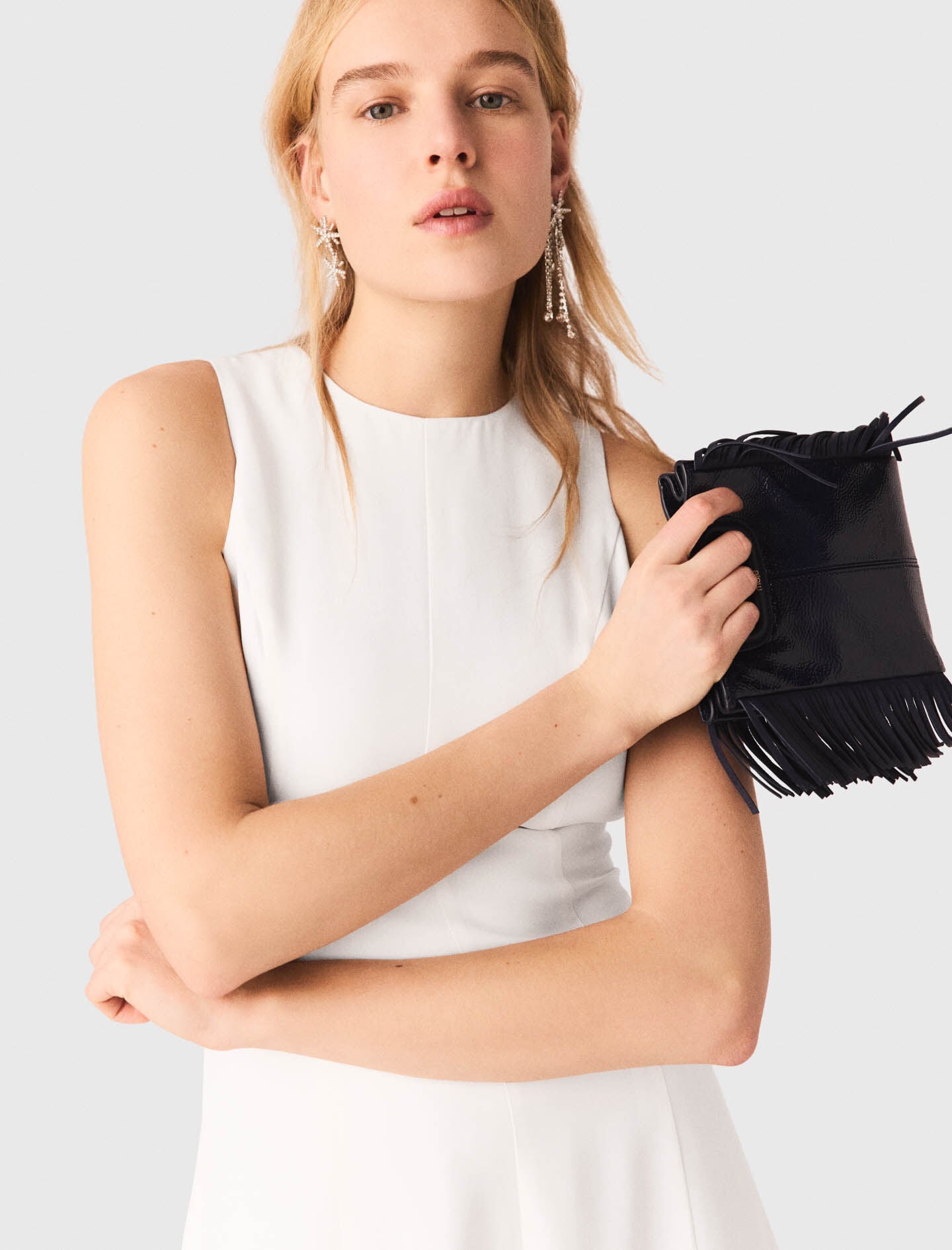 Maje Backless midi dress