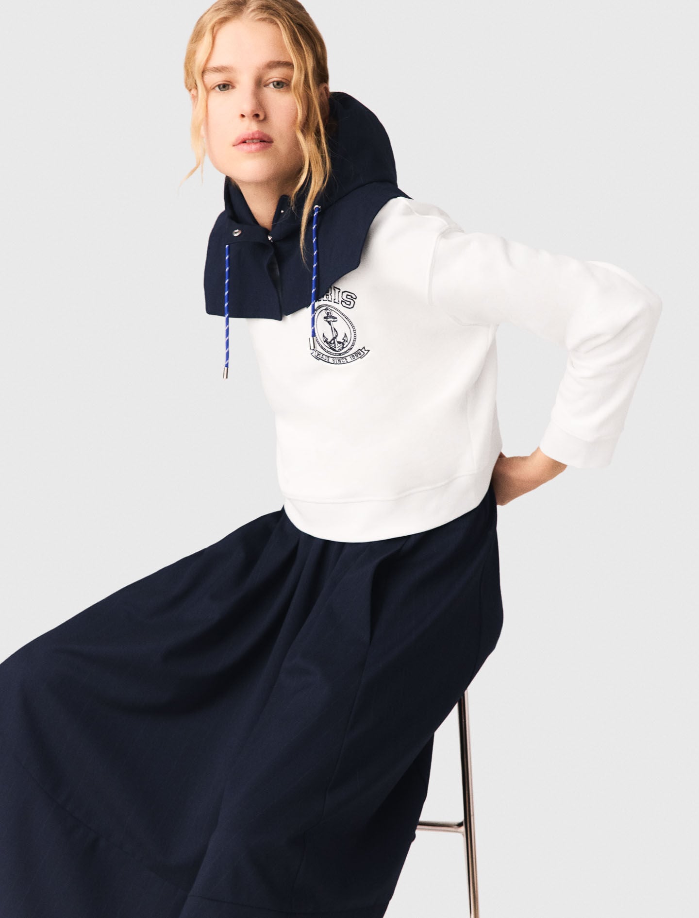 Maje Sailor print sweatshirt