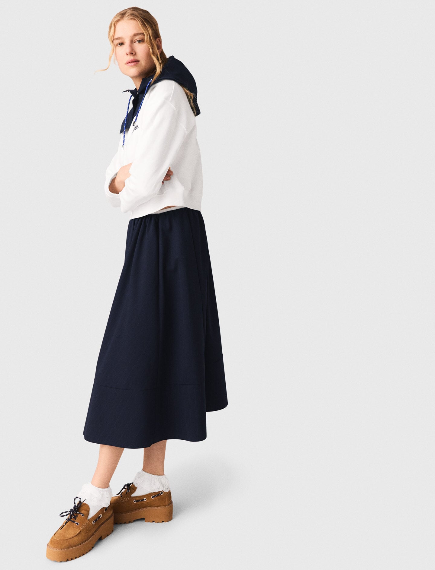 Maje Sailor print sweatshirt
