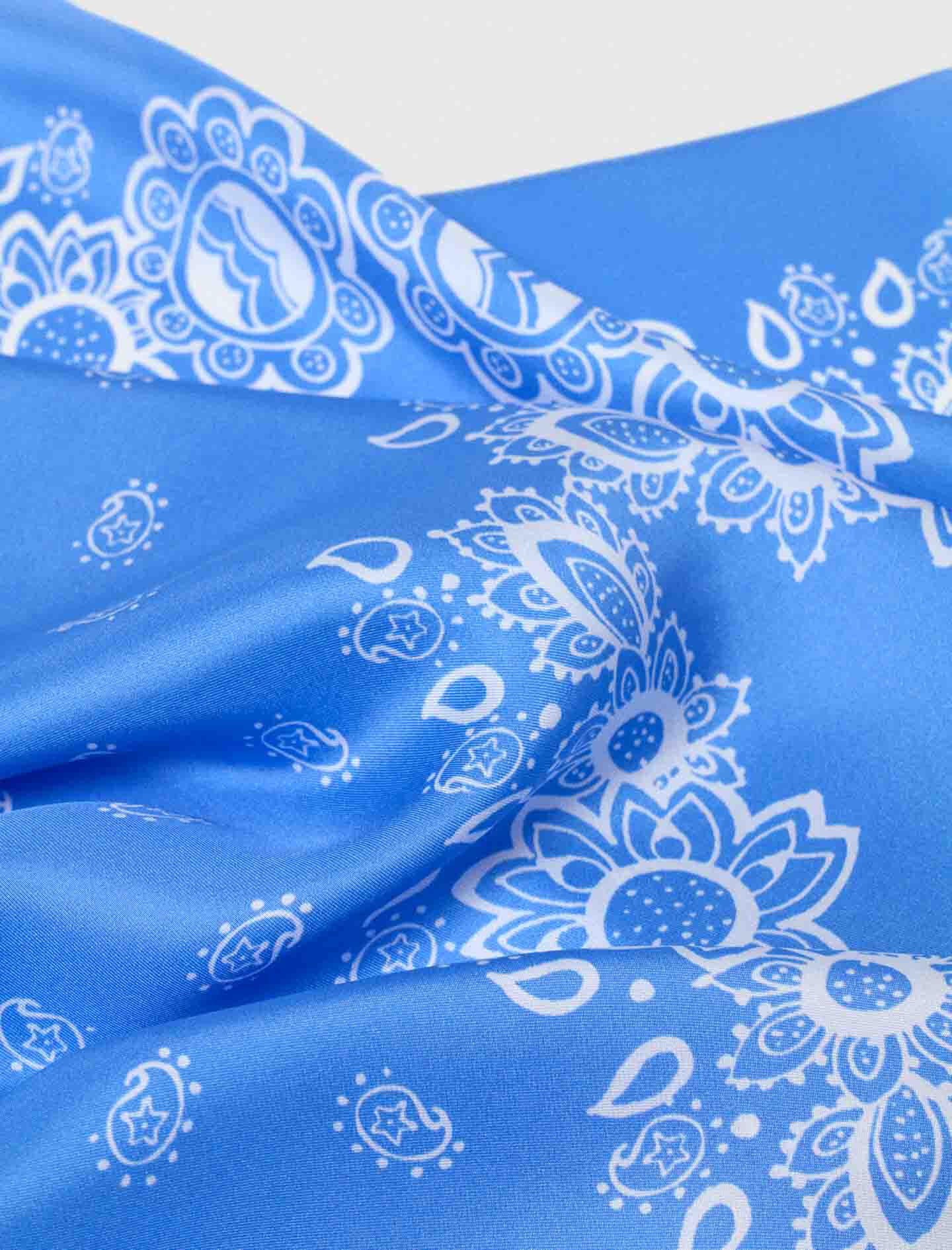 Maje Bandana Print Silk Scarf