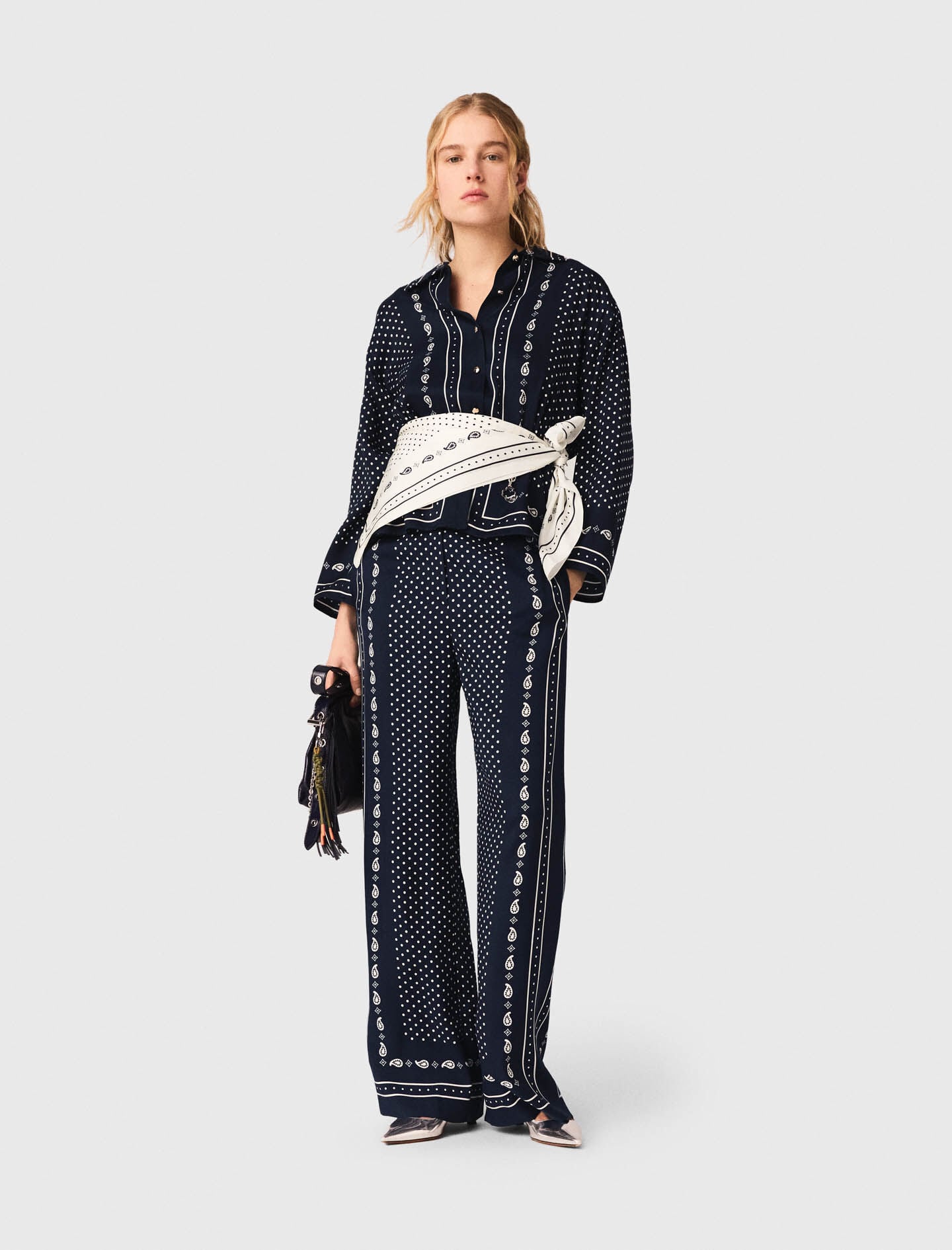 Maje Bandana print pants