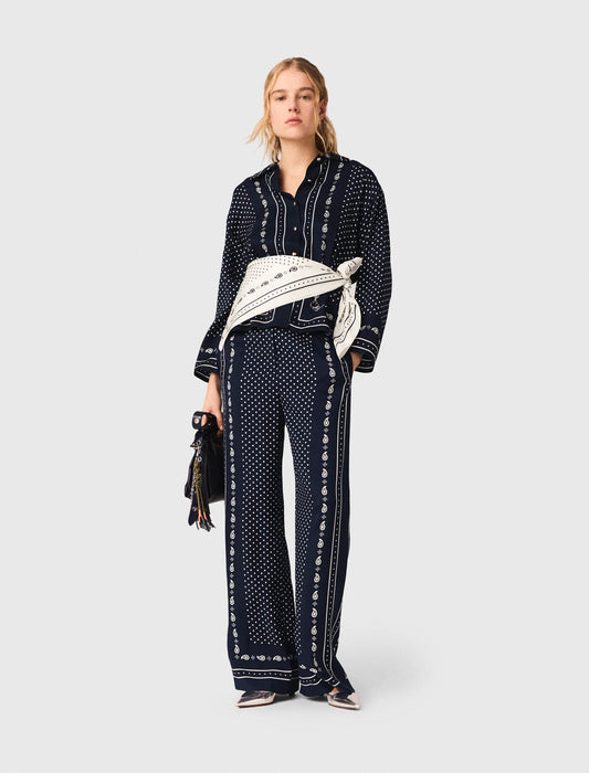Maje Bandana print pants