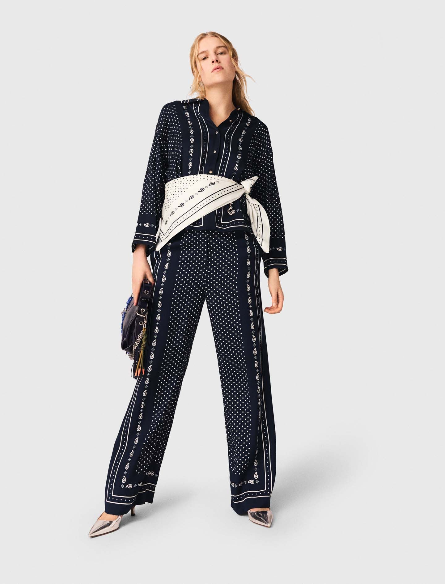 Maje Bandana print pants