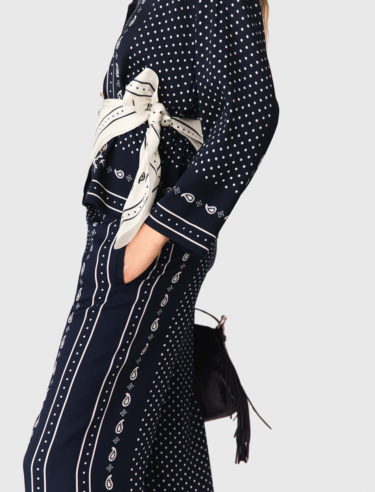 Maje Bandana print pants