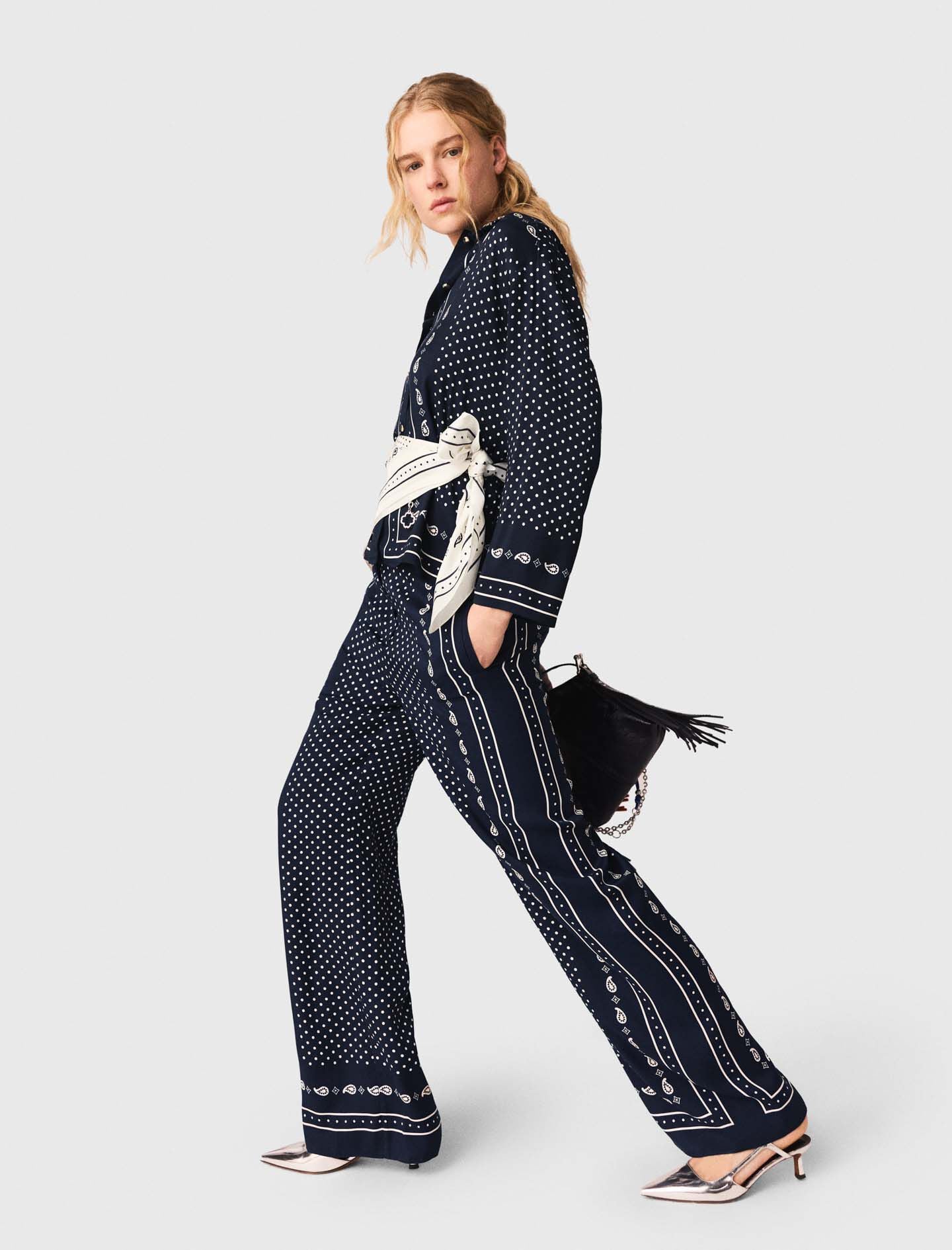 Maje Bandana print pants