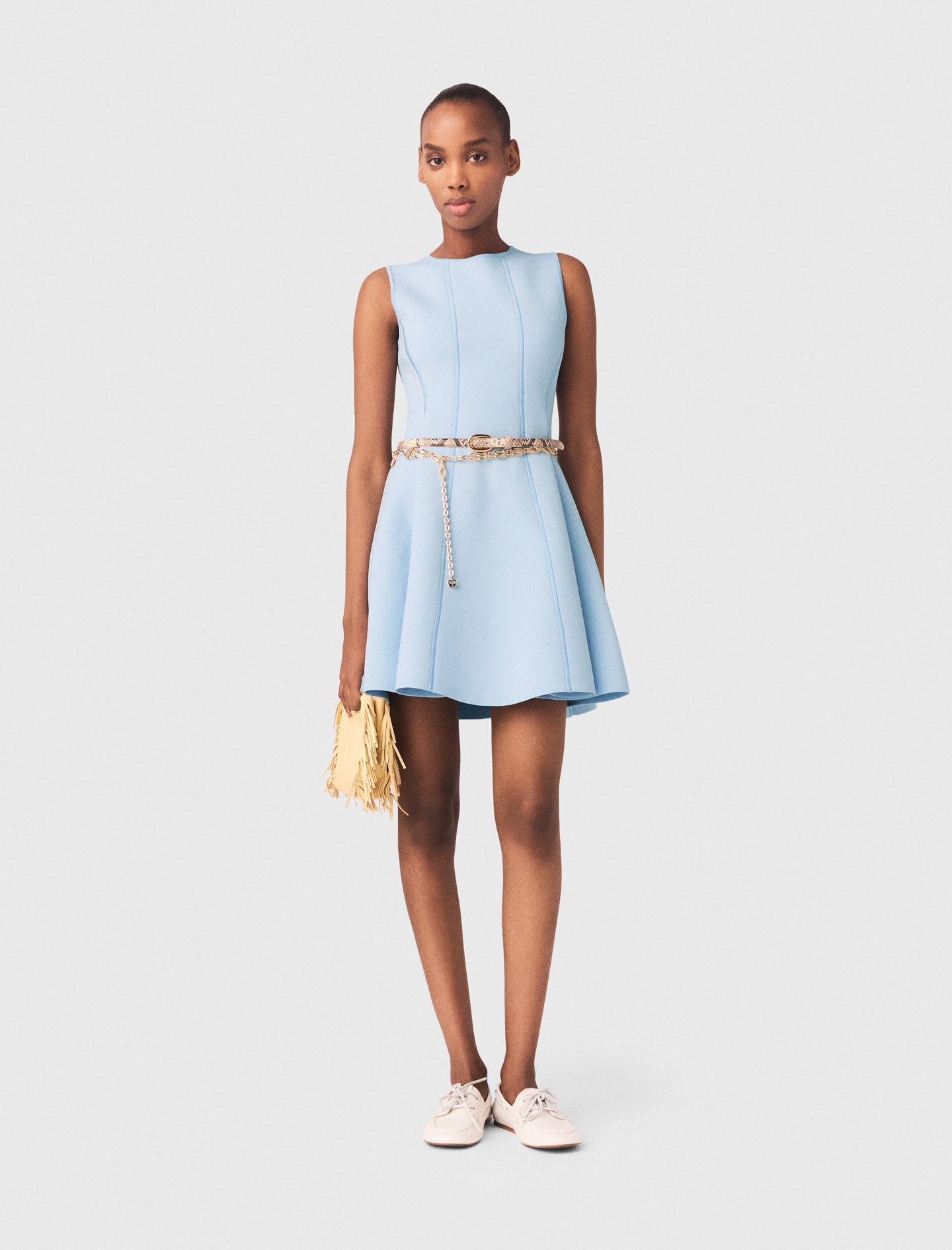 Maje Skater dress with jewelled bows