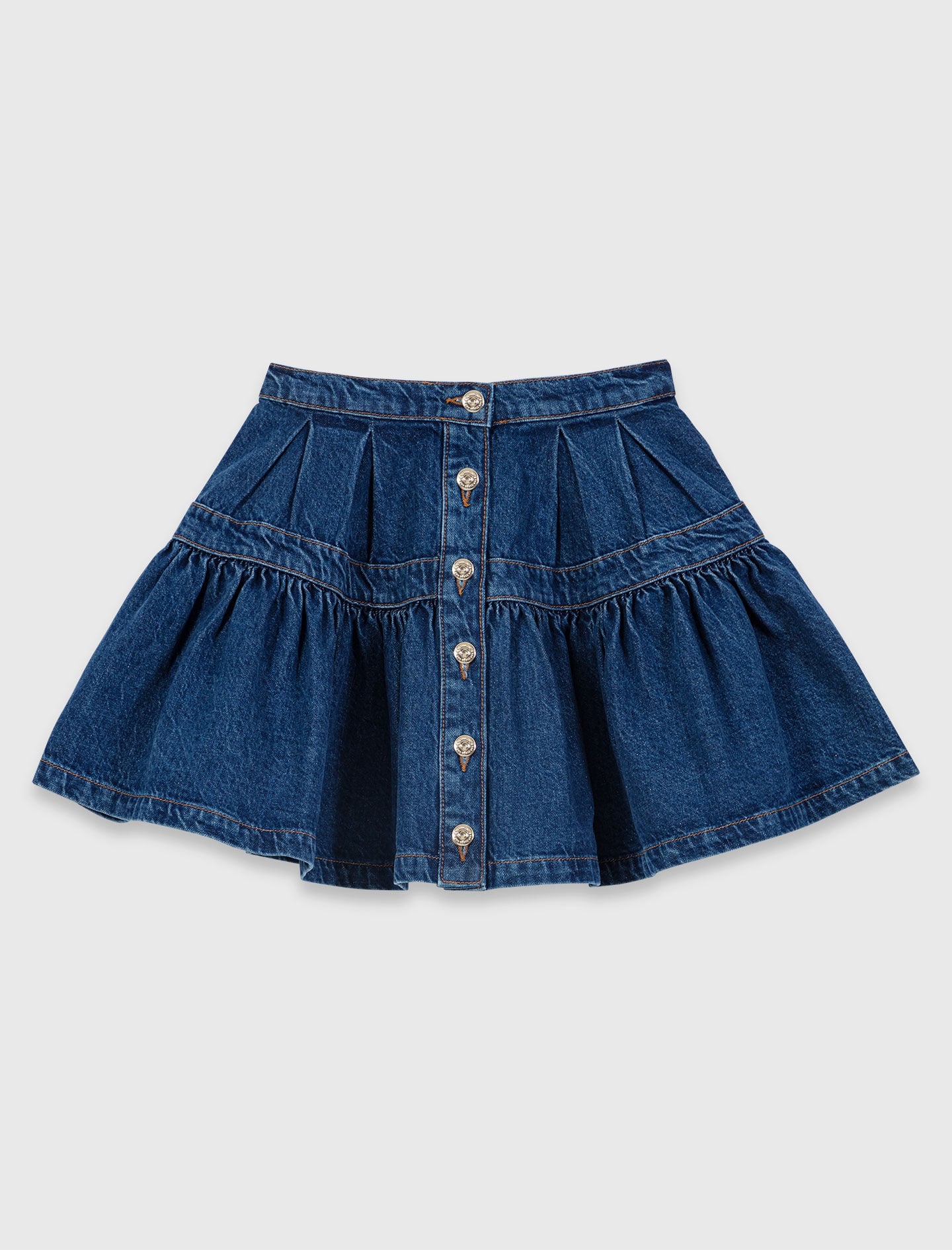 Maje Short denim skirt