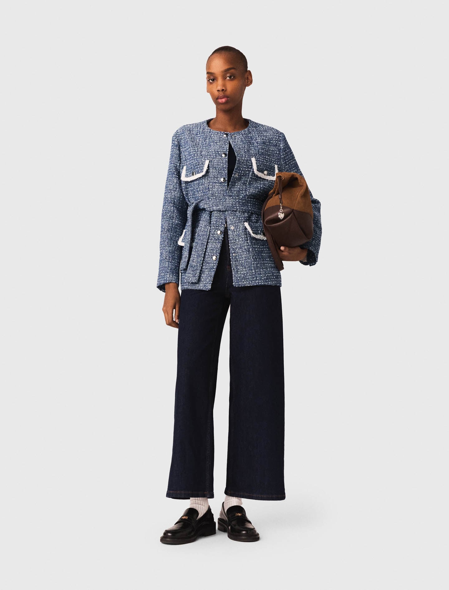 Maje 4-pocket tweed jacket