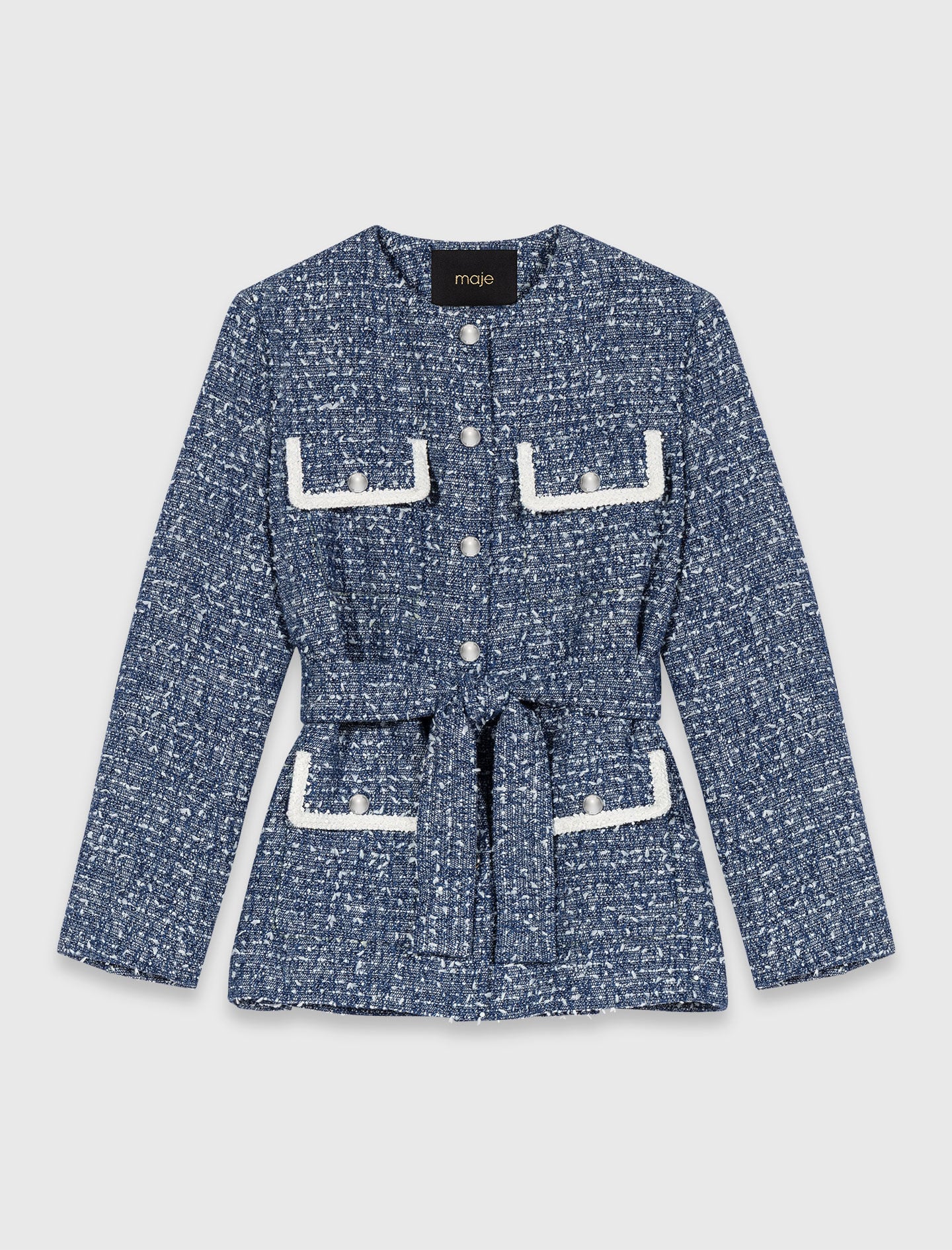 Maje 4-pocket tweed jacket