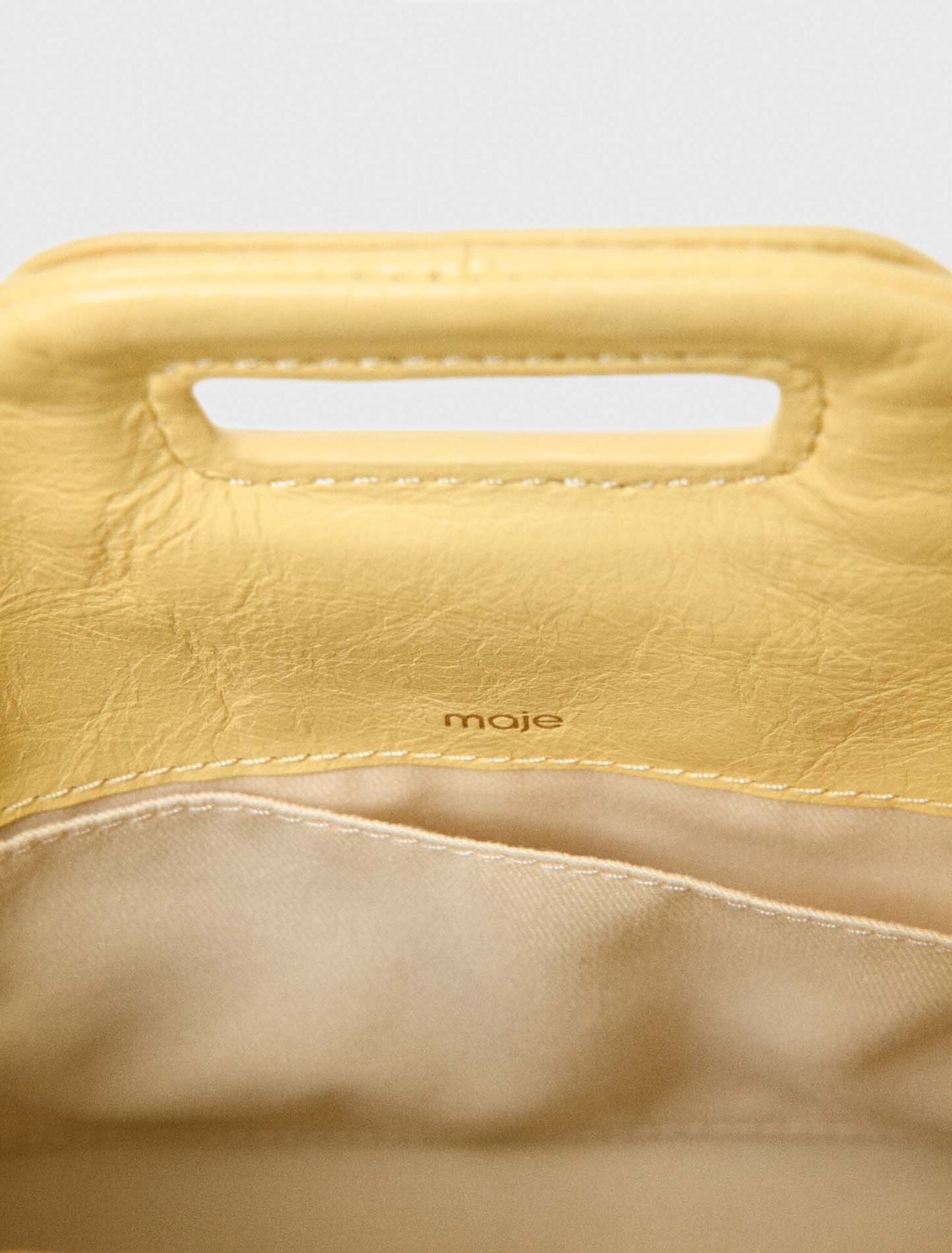 Maje Matte crackle Miss M mini bag
