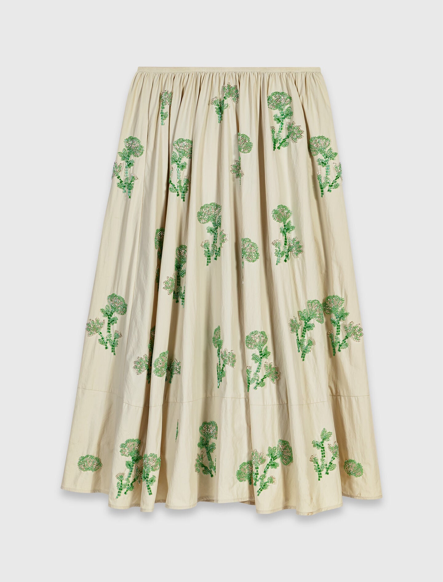 Maje Beaded technical skirt
