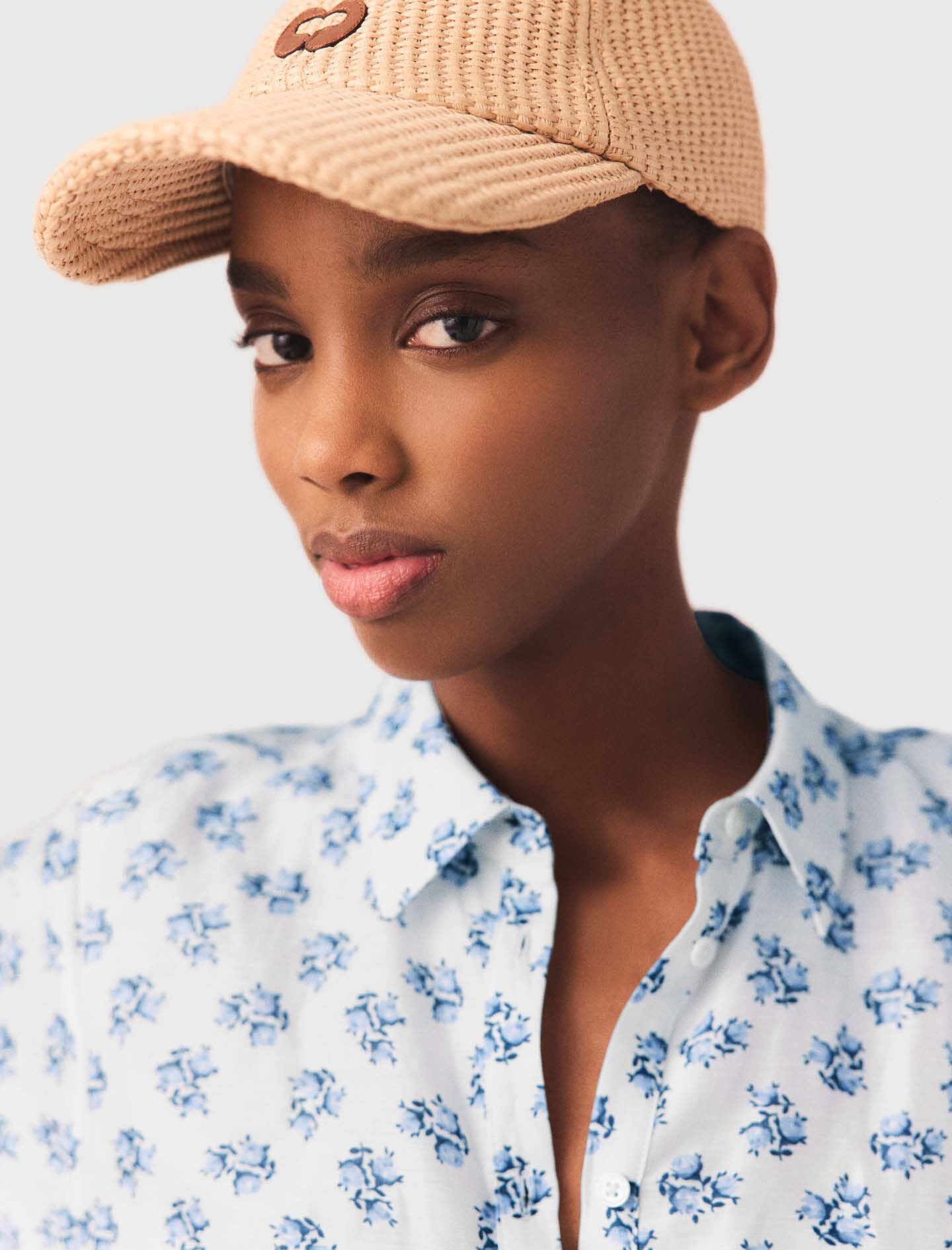 Maje Natural-texture cap