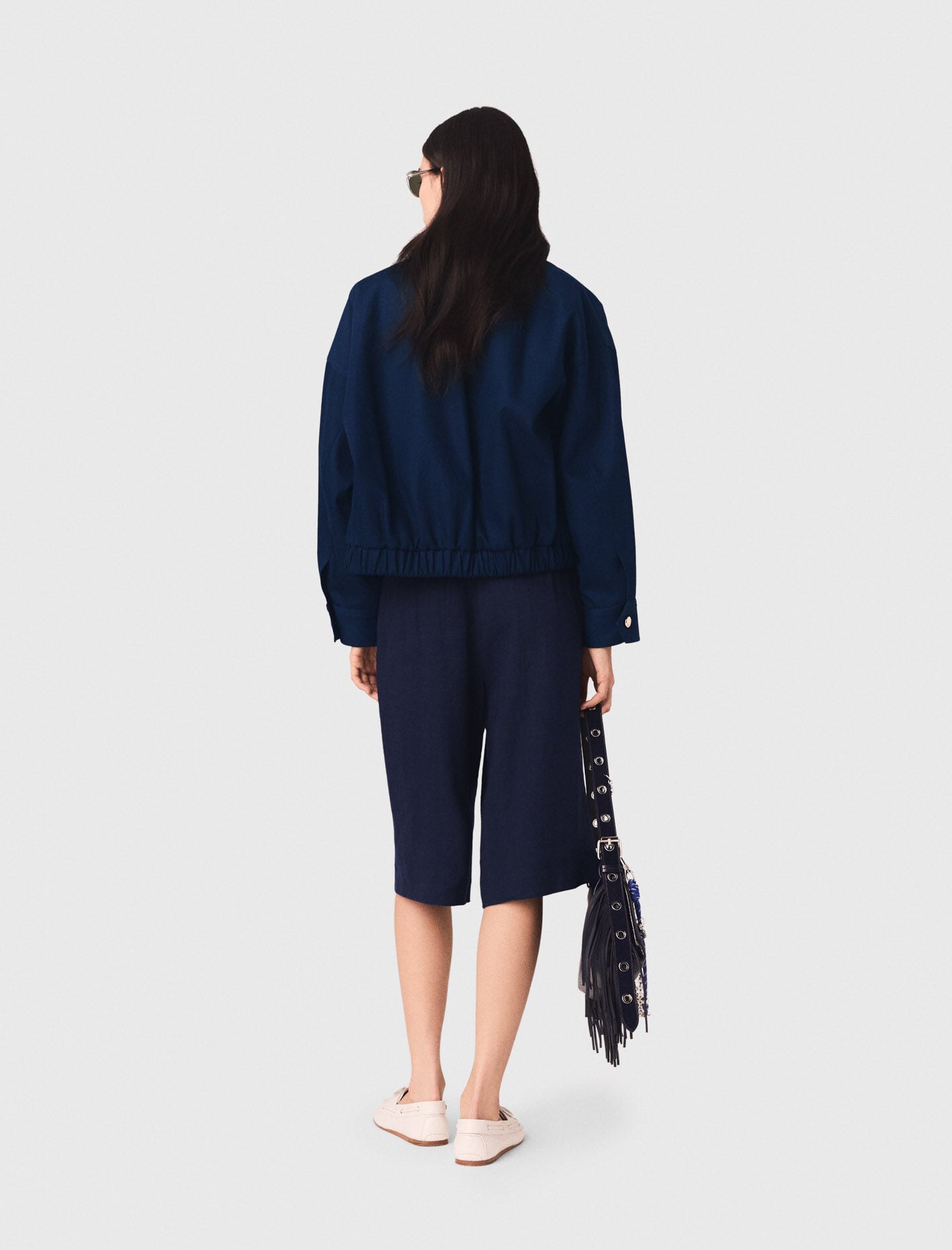 Maje Cotton bomber jacket