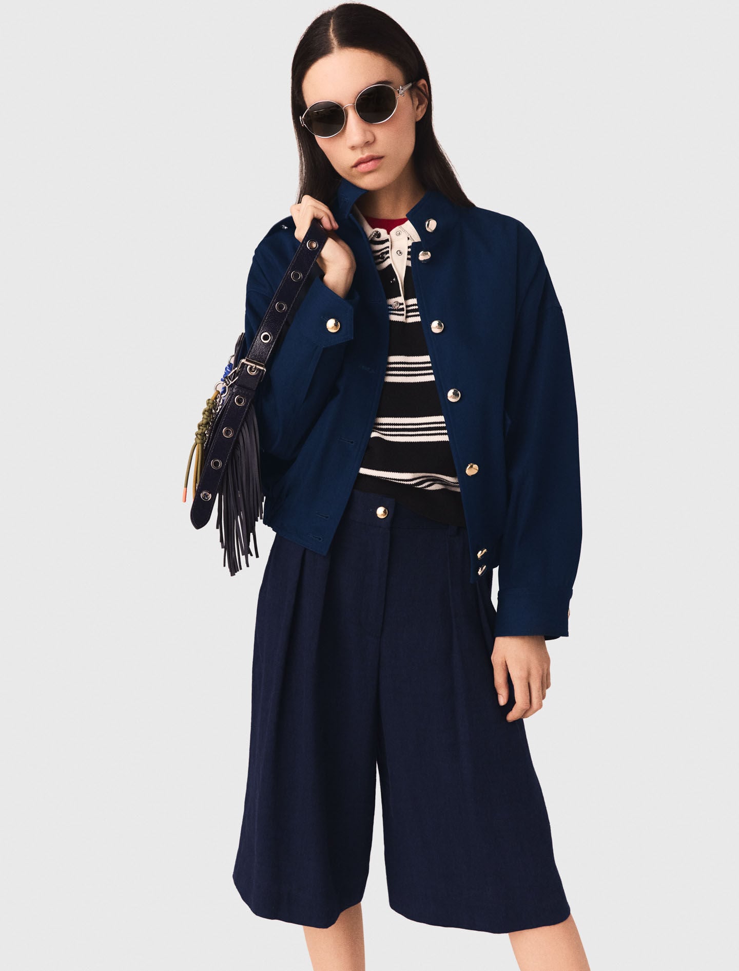 Maje Cotton bomber jacket