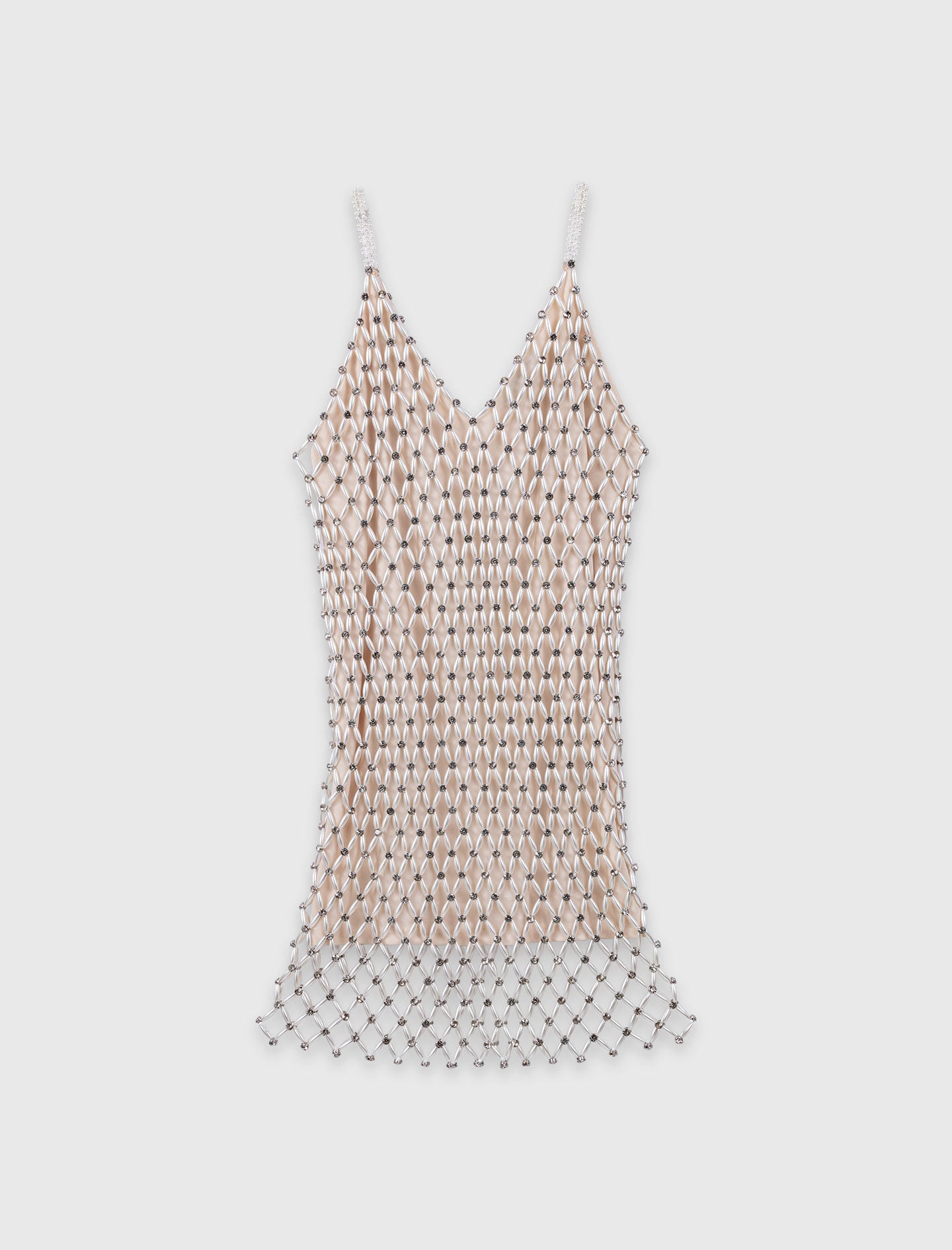 Maje Short Beaded Dress With Lining
