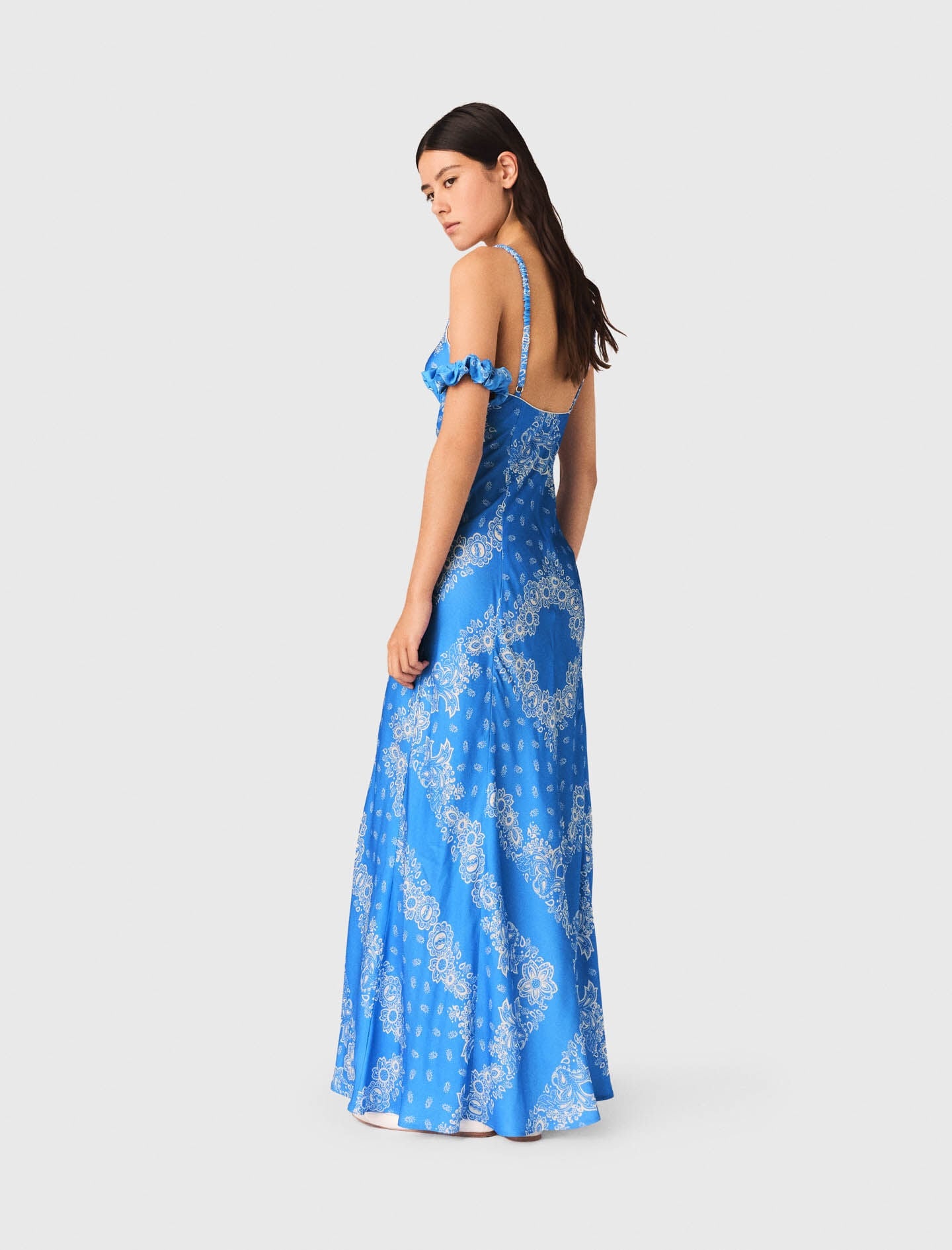 Maje Patterned Maxi Dress
