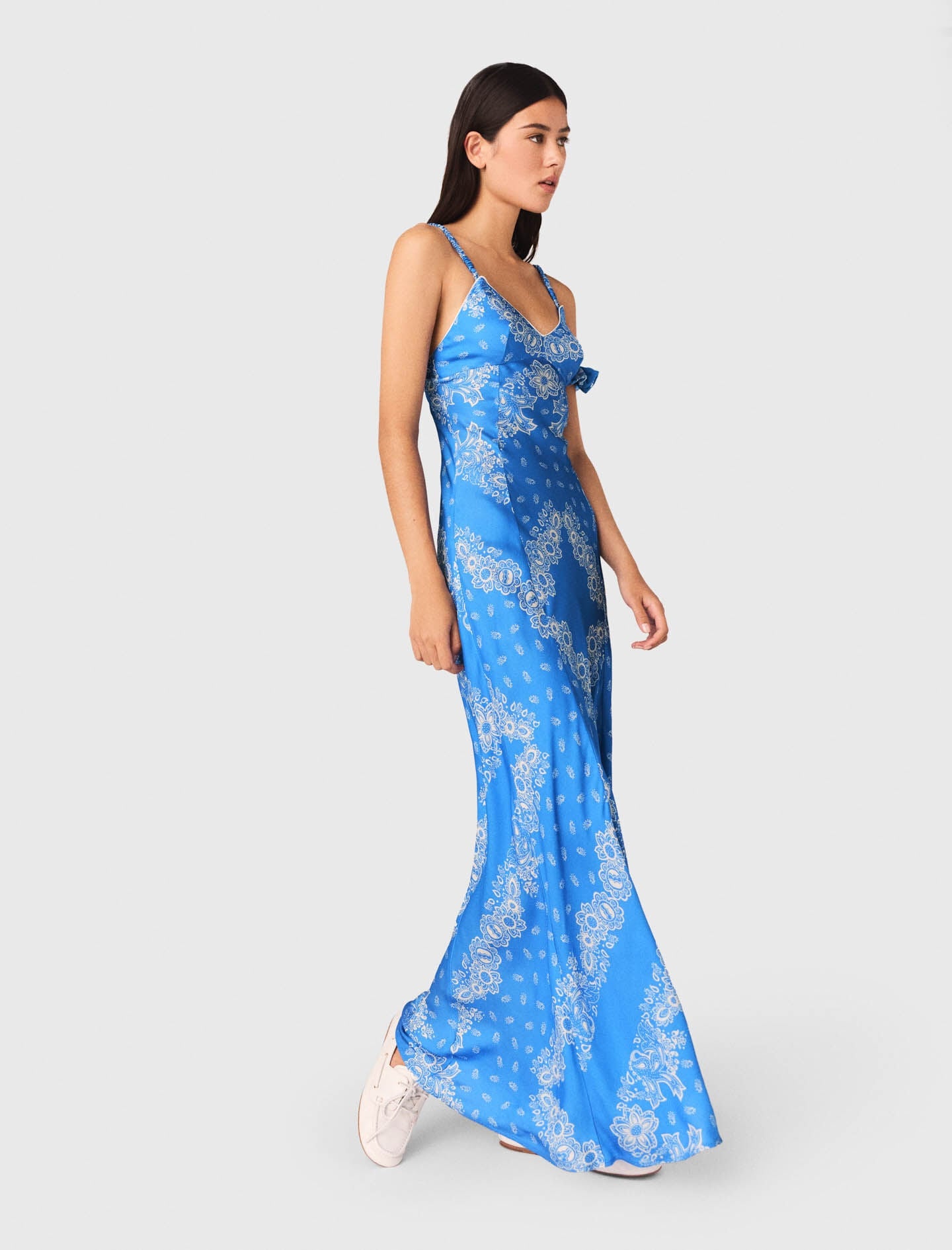 Maje Patterned Maxi Dress