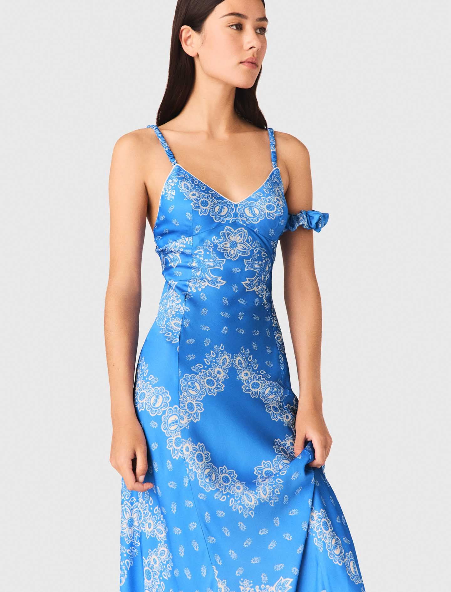 Maje Patterned Maxi Dress