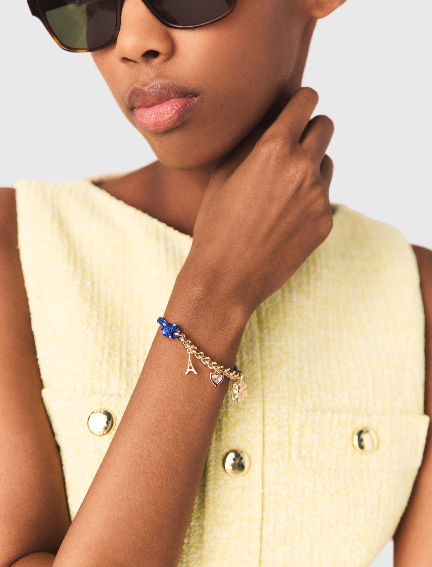 Maje Marine cord chain bracelet