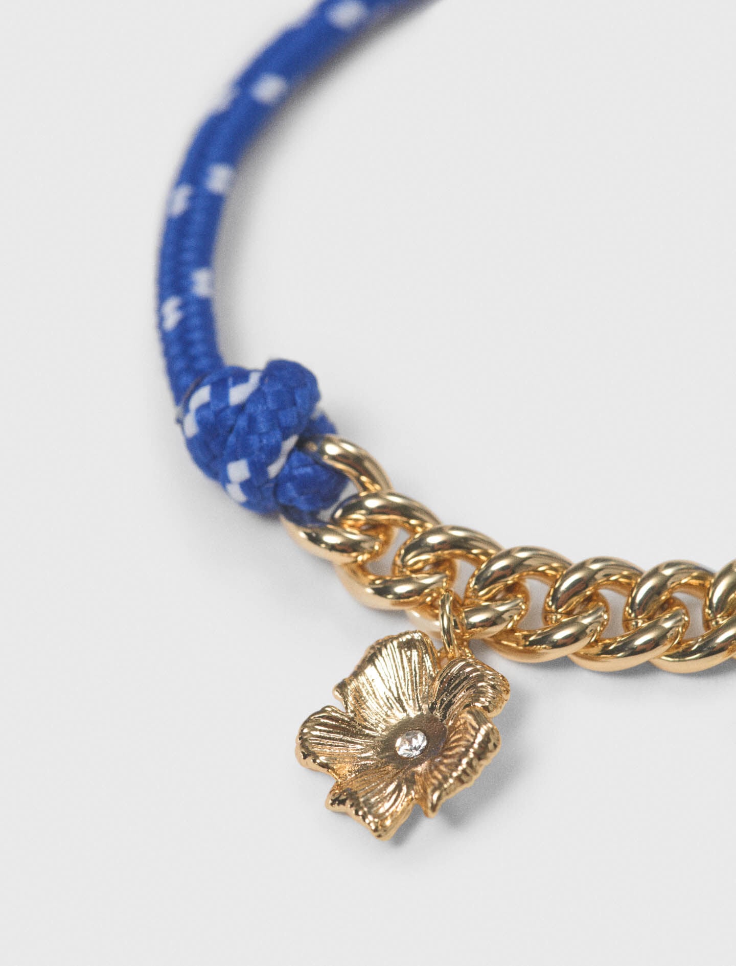 Maje Marine cord chain bracelet