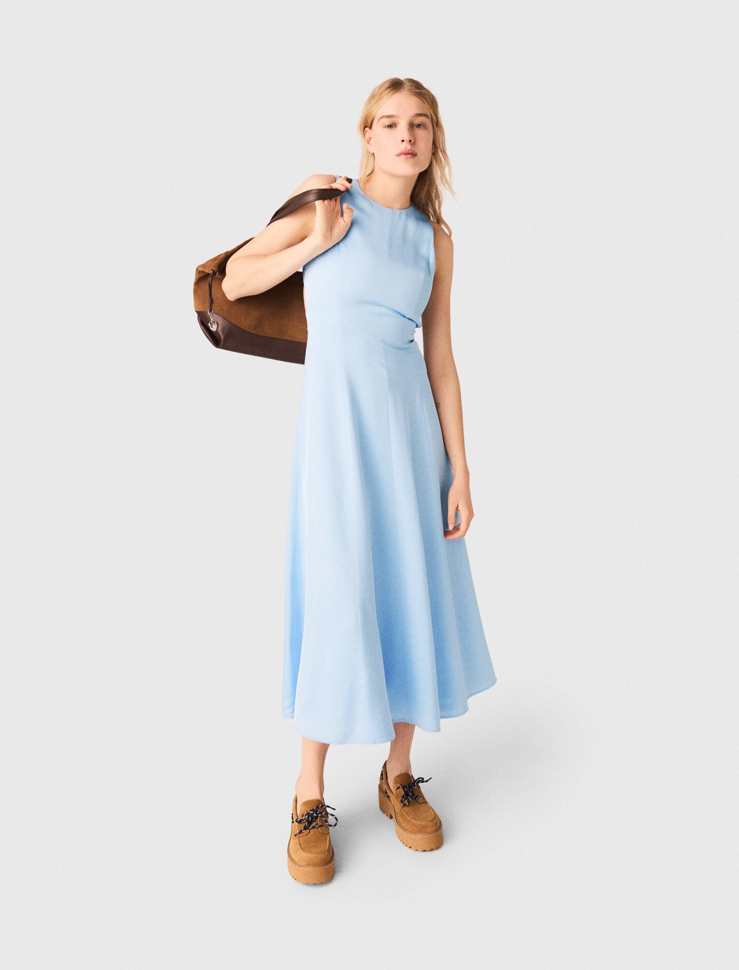 Maje Open-back maxi dress