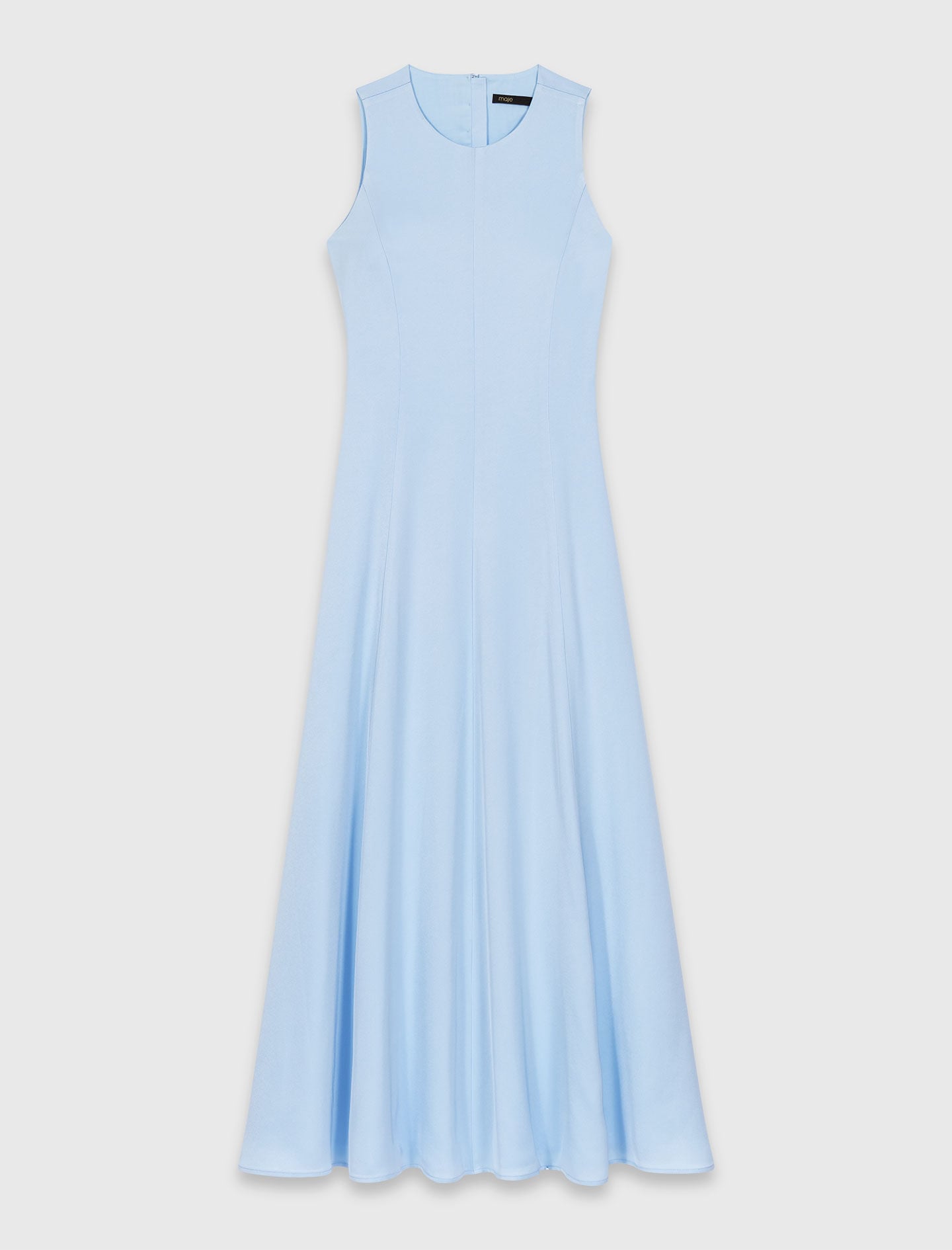 Maje Open-back maxi dress