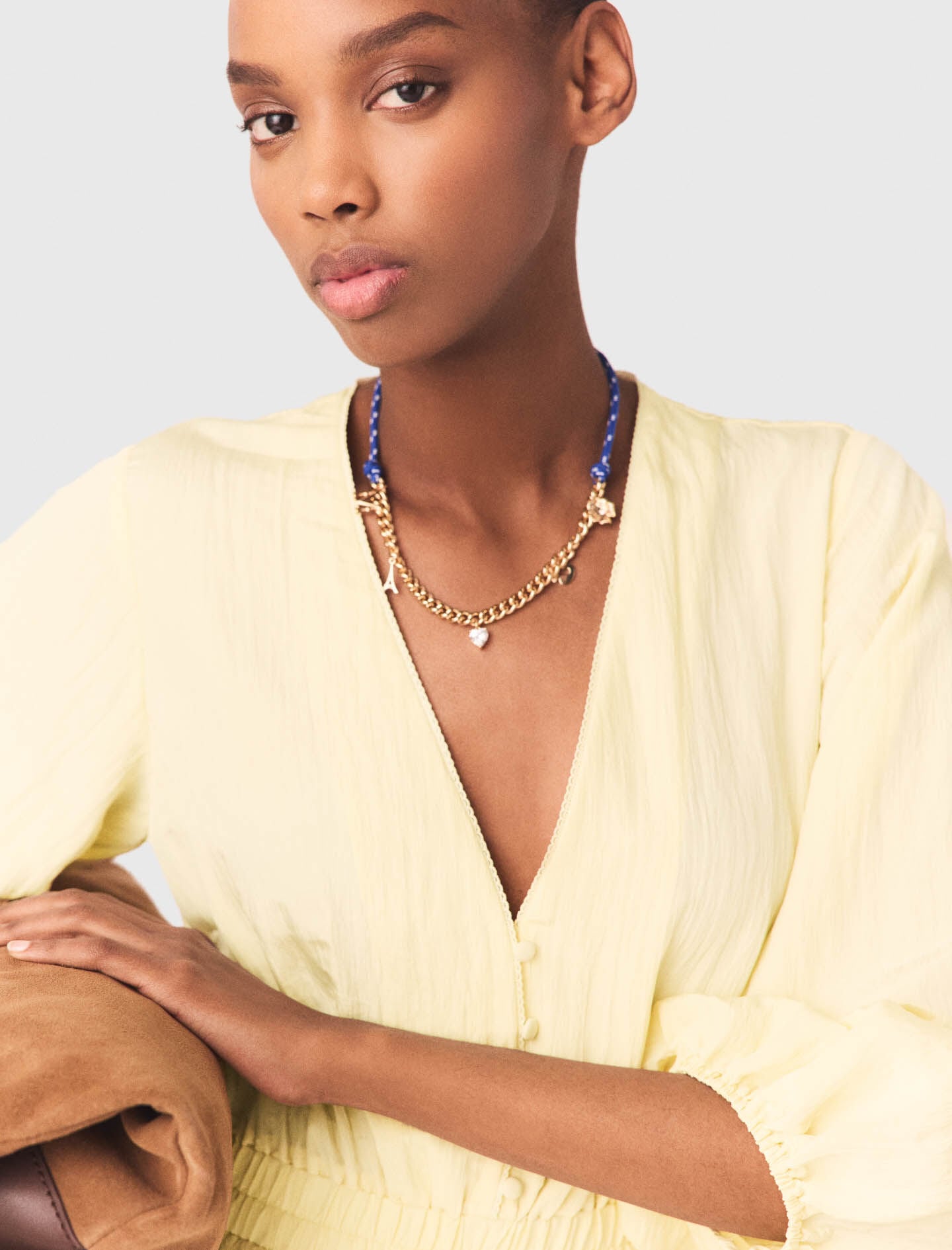 Maje Sailor rope chain necklace