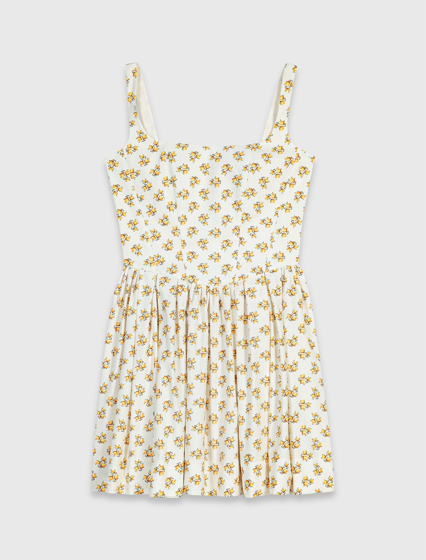 Maje Short flared patterned dress