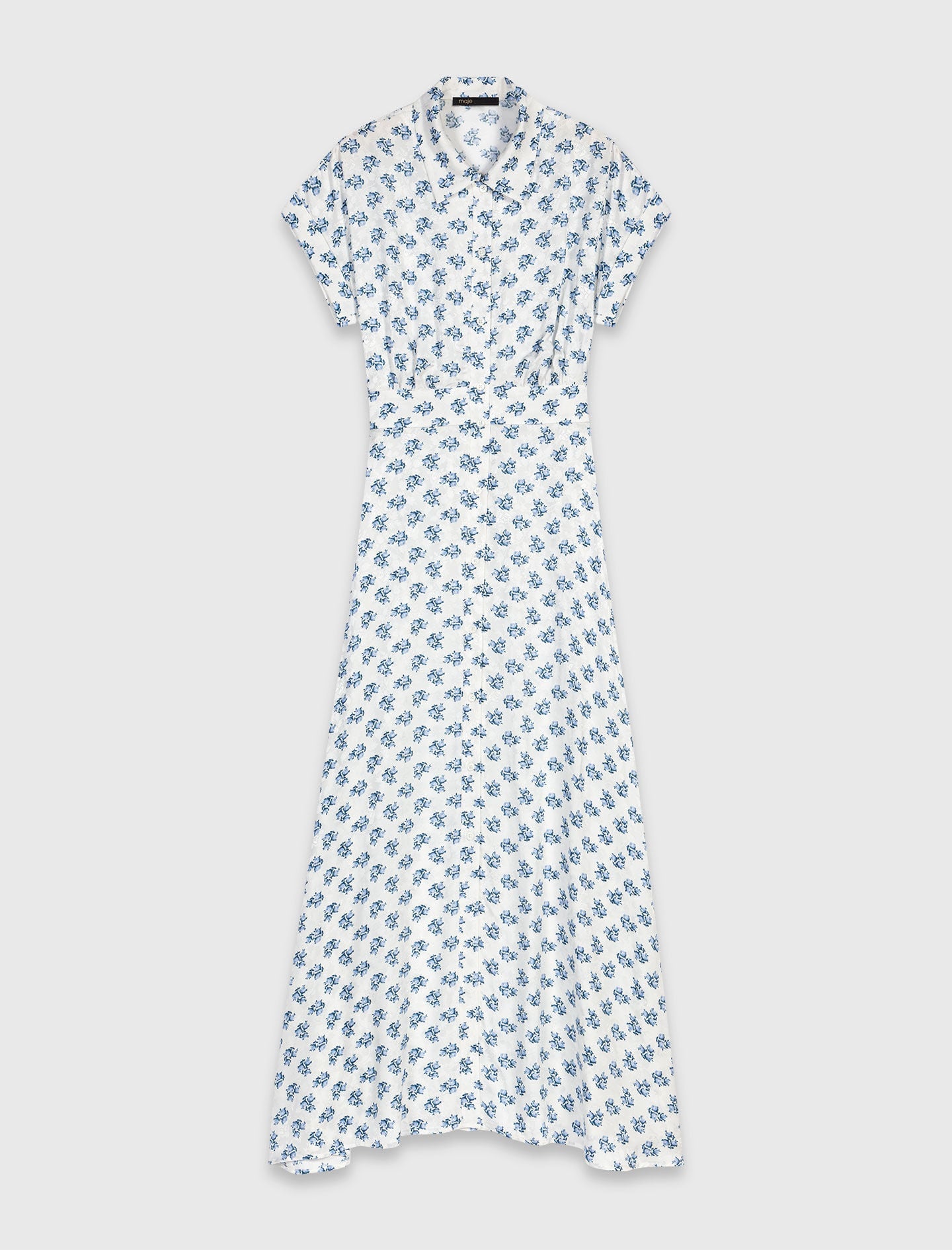 Maje Jacquard print maxi dress