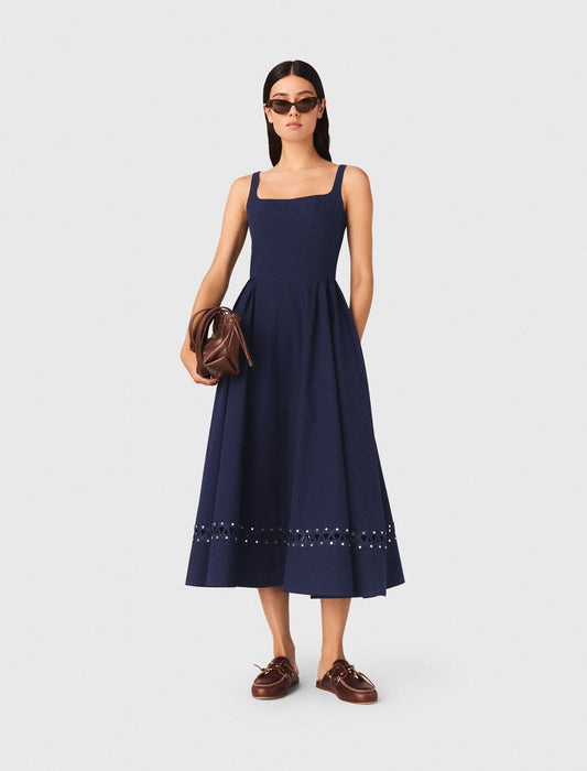 Maje Flared midi dress