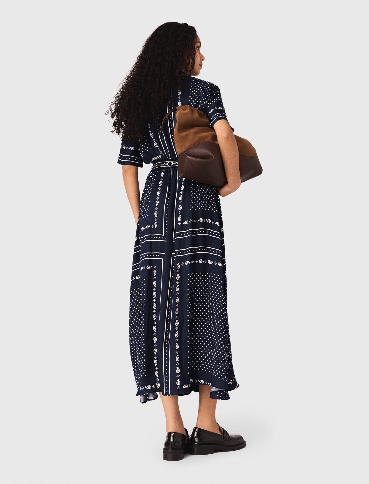 Maje Flowy patterned maxi dress