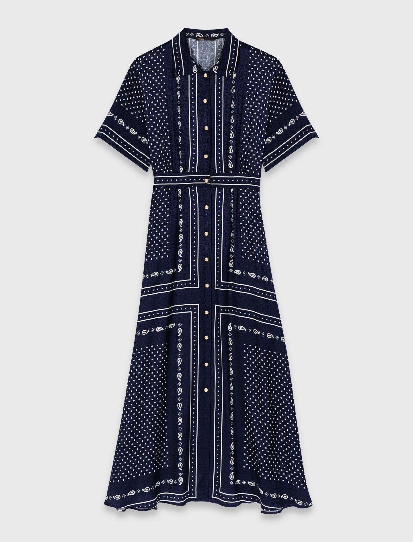 Maje Flowy patterned maxi dress