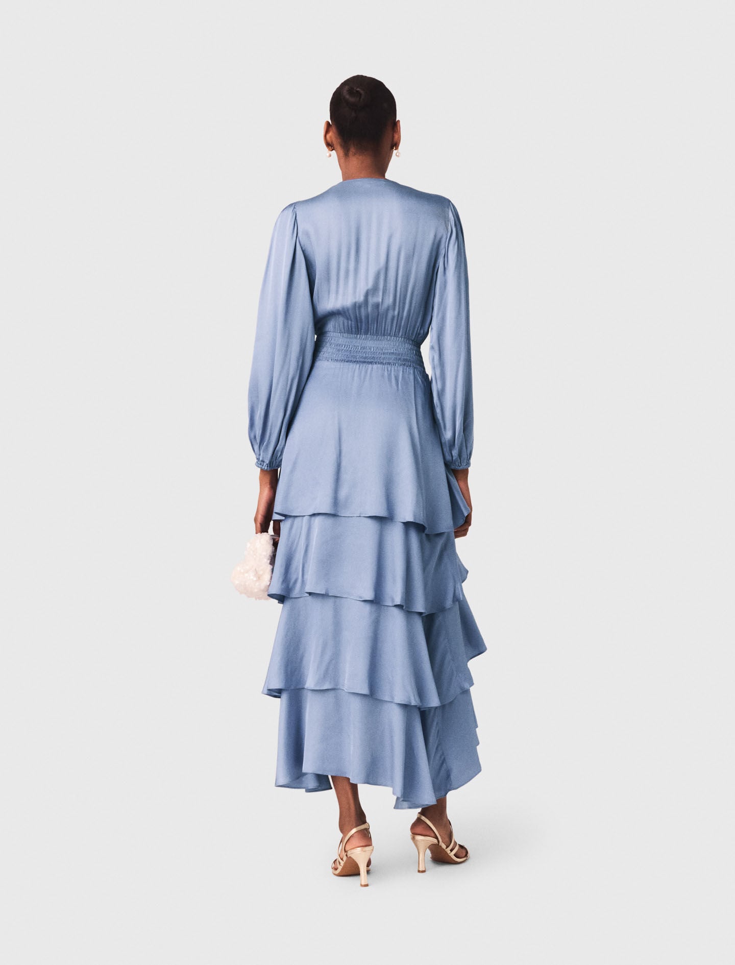Maje Ruffled maxi dress