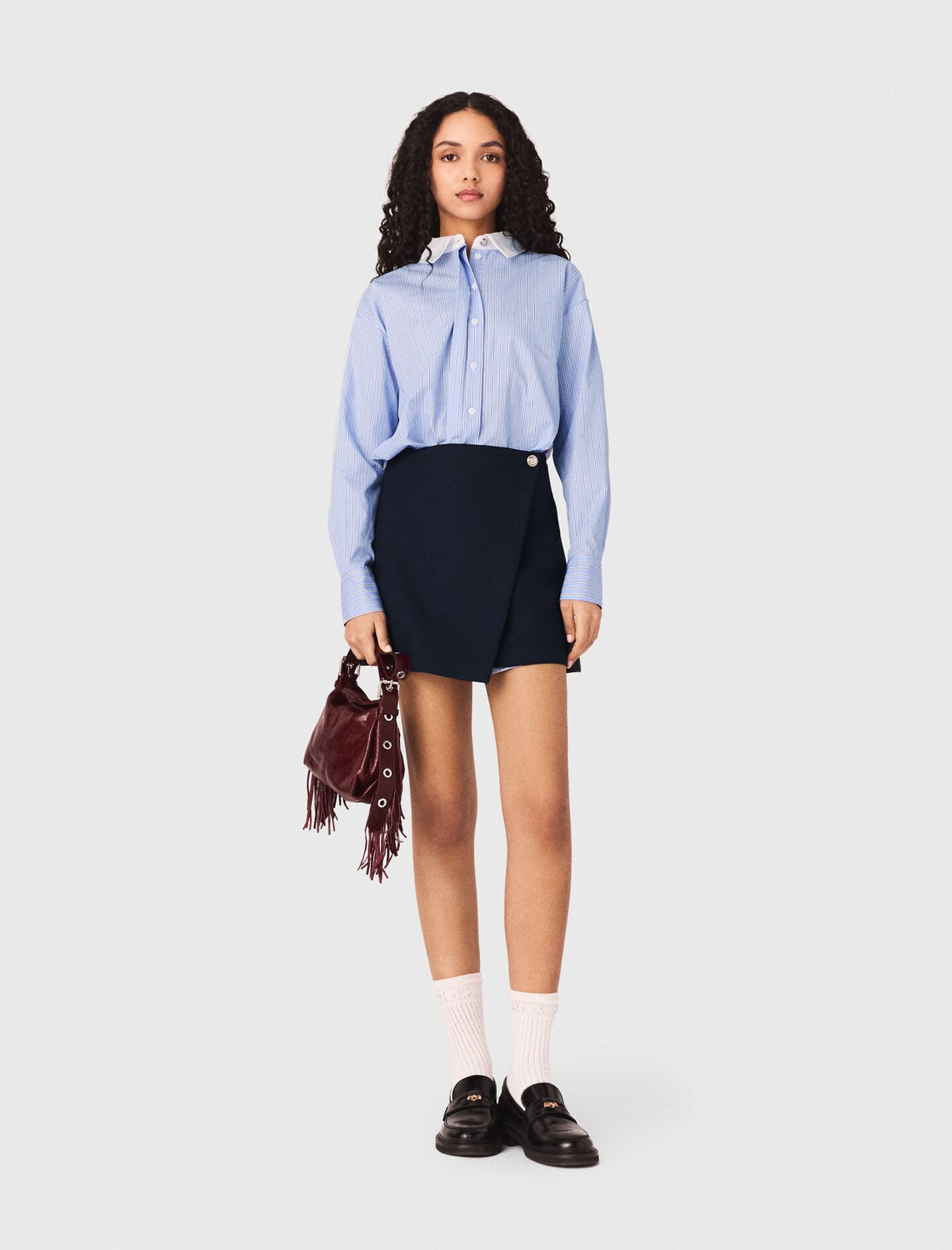 Maje 2-in-1 shirt dress