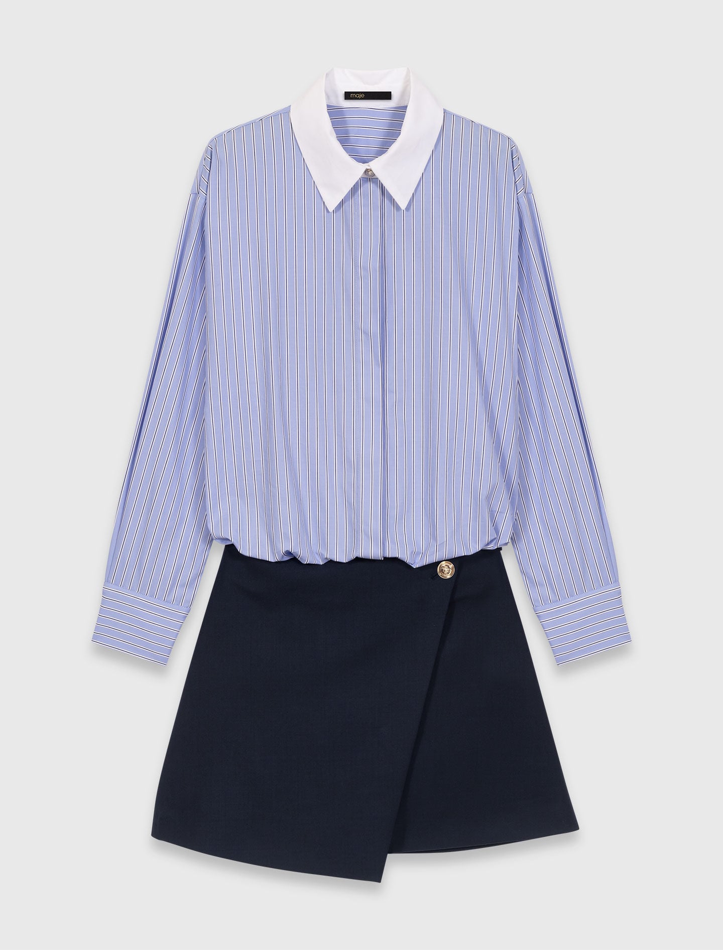Maje 2-in-1 shirt dress