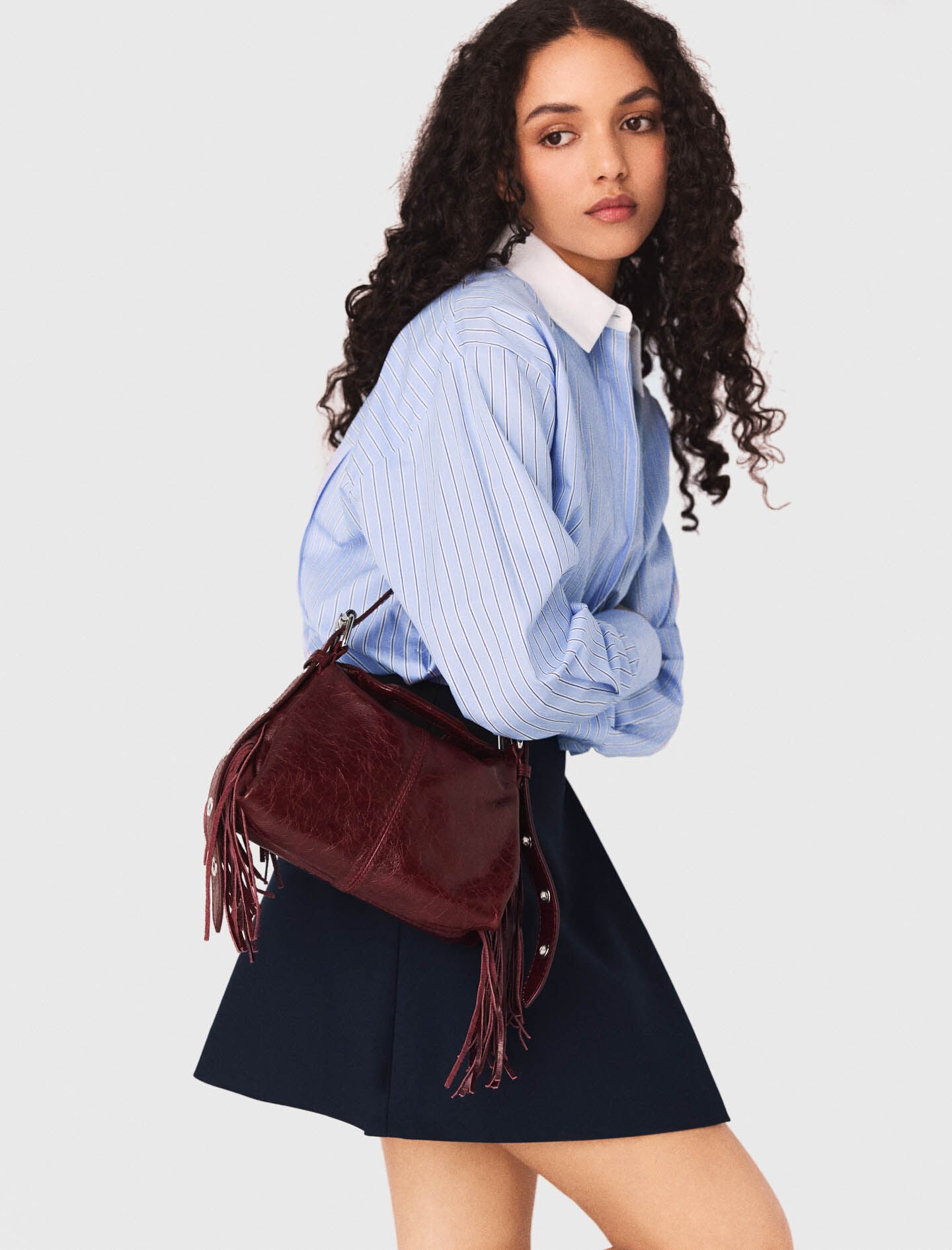 Maje 2-in-1 shirt dress