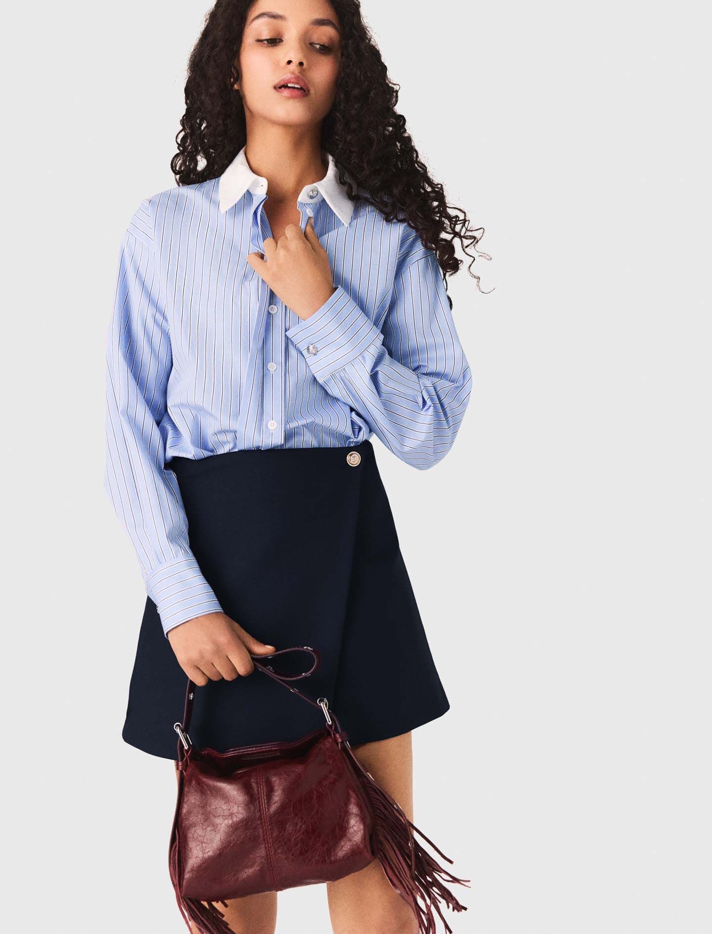 Maje 2-in-1 shirt dress