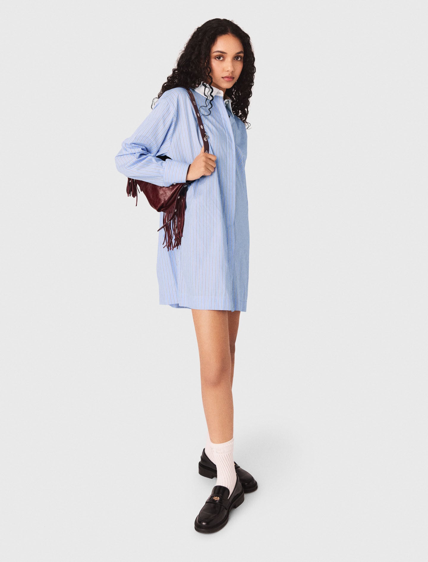 Maje 2-in-1 shirt dress
