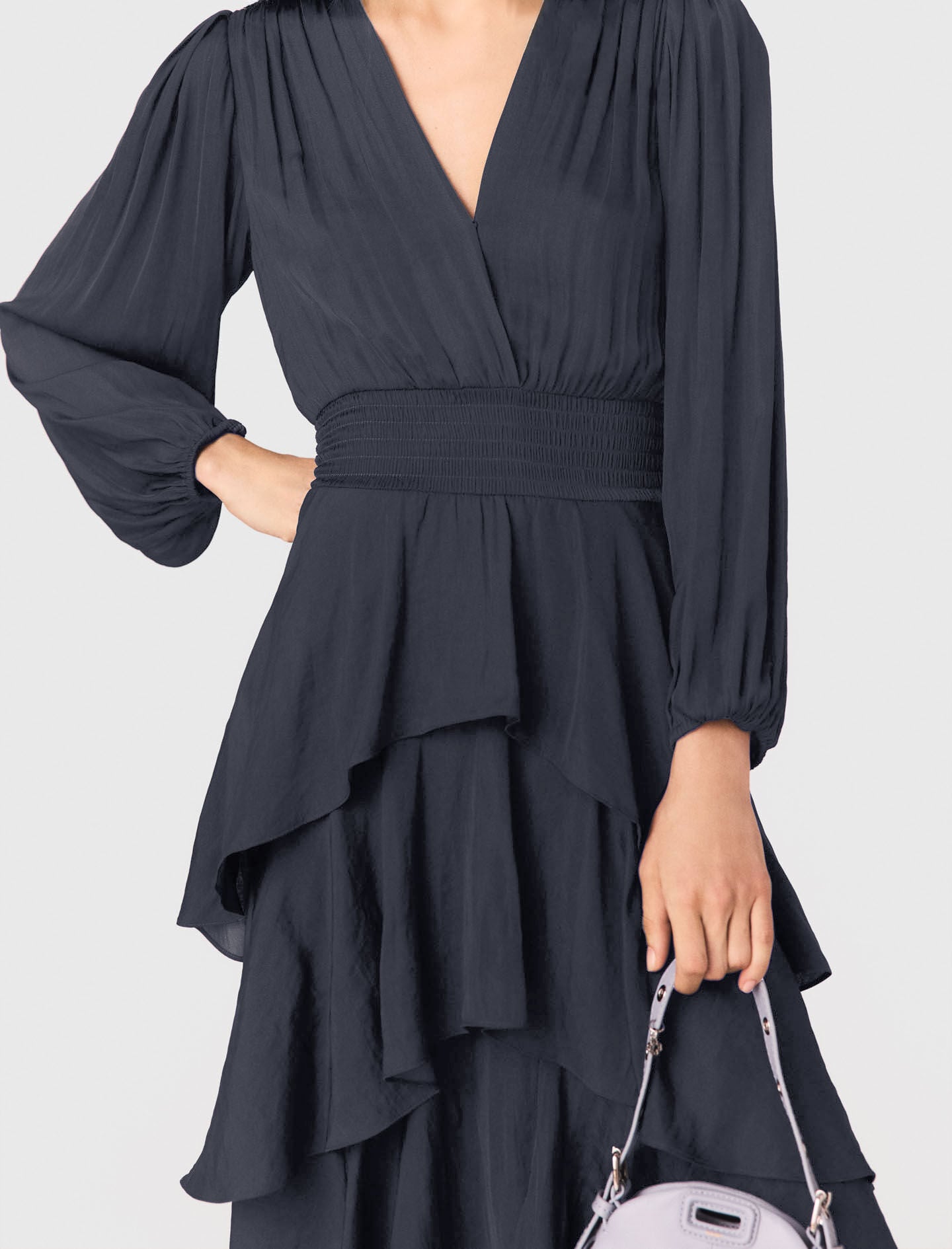 Maje Ruffled maxi dress