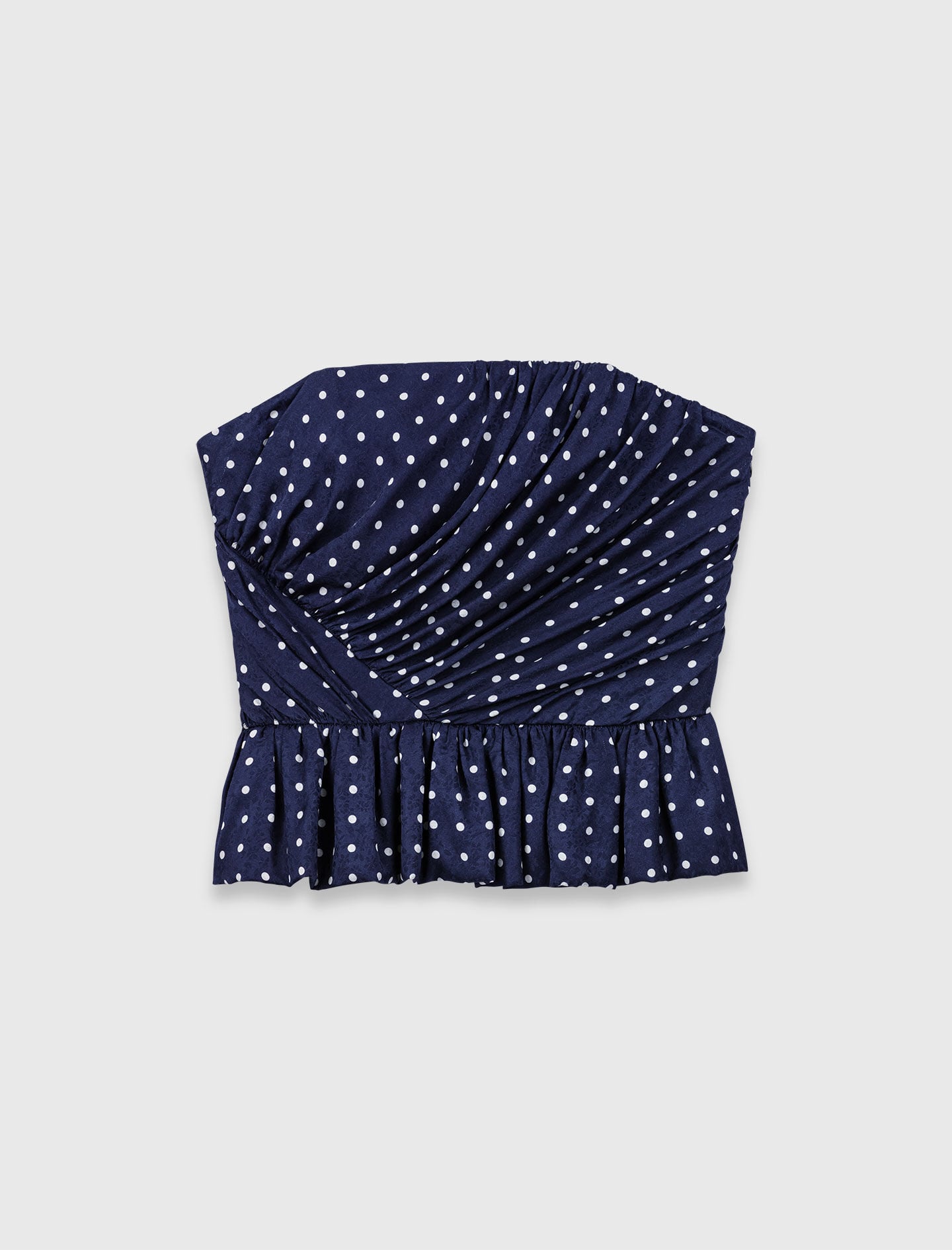 Maje Patterned bustier top