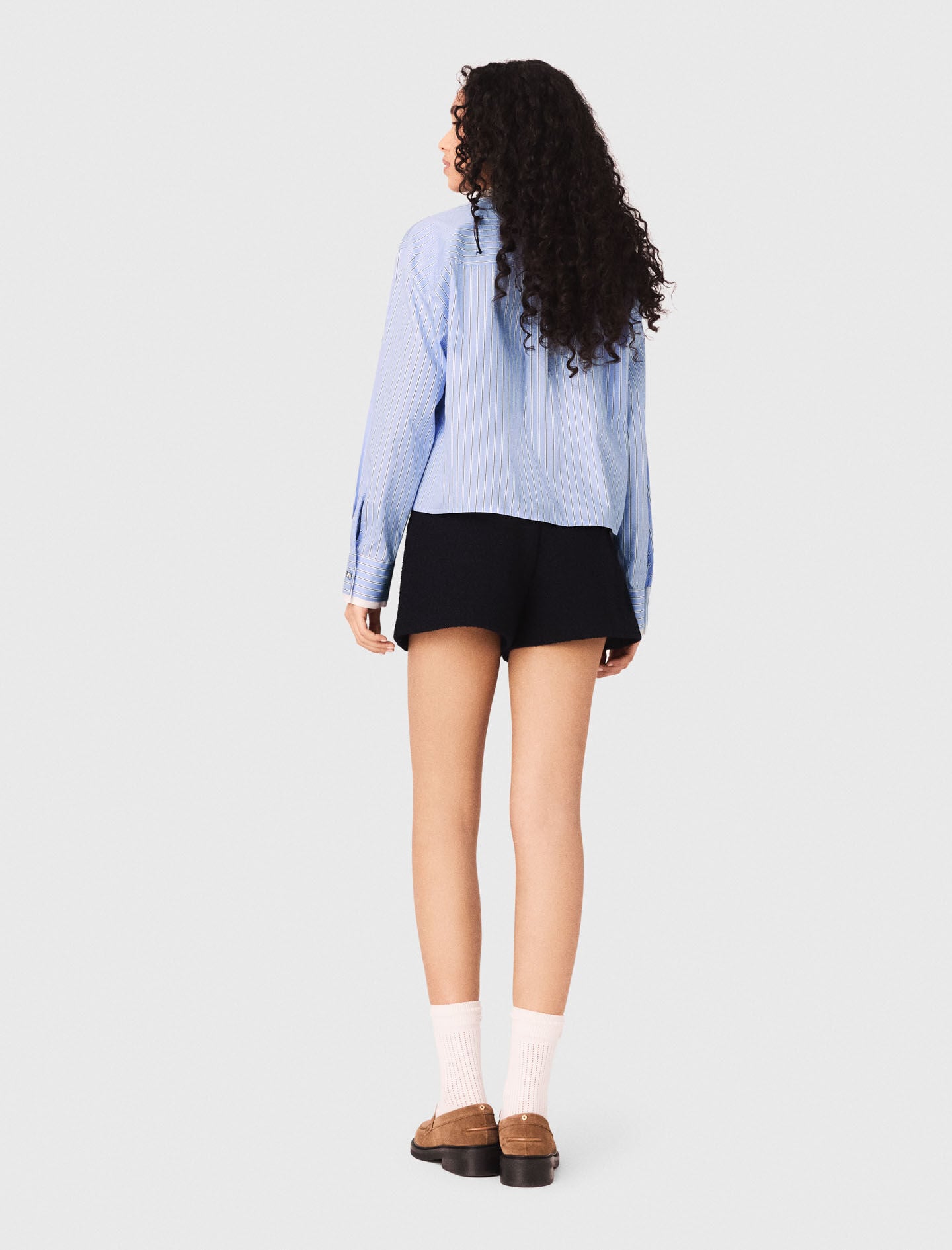 Maje Shirt with removable jewel collar