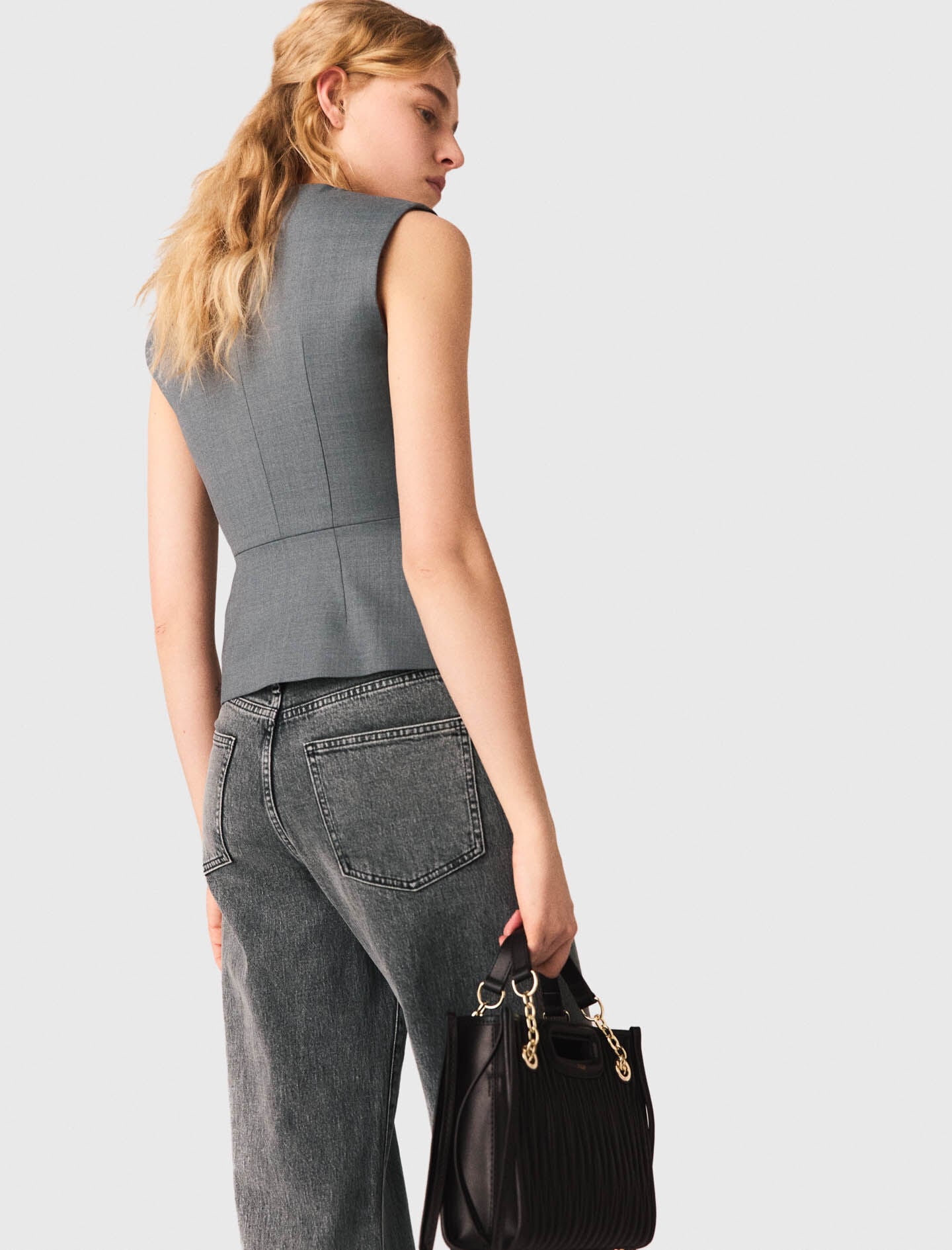 Maje Jewel-button tailored vest