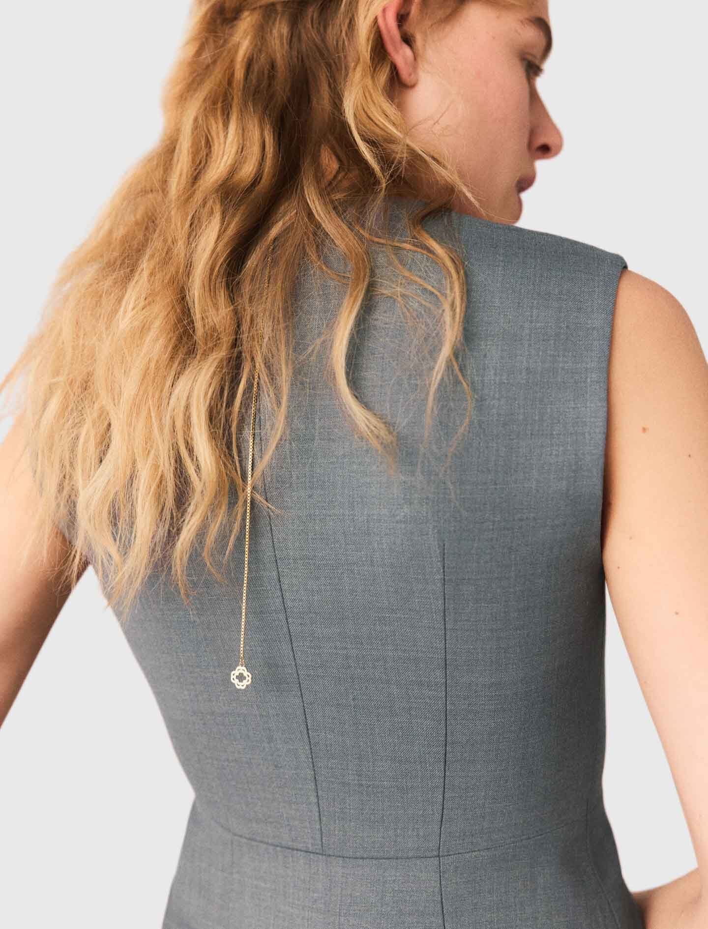 Maje Jewel-button tailored vest