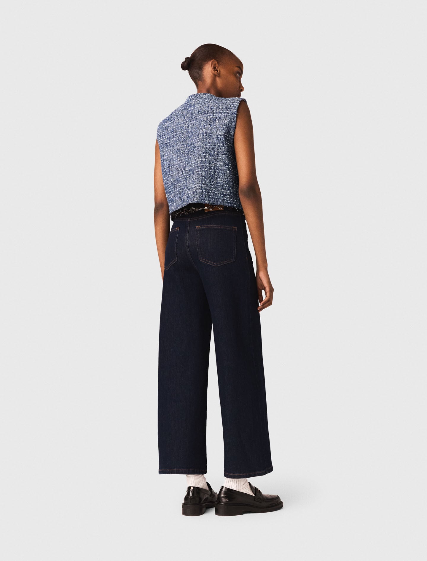 Maje Tweed vest